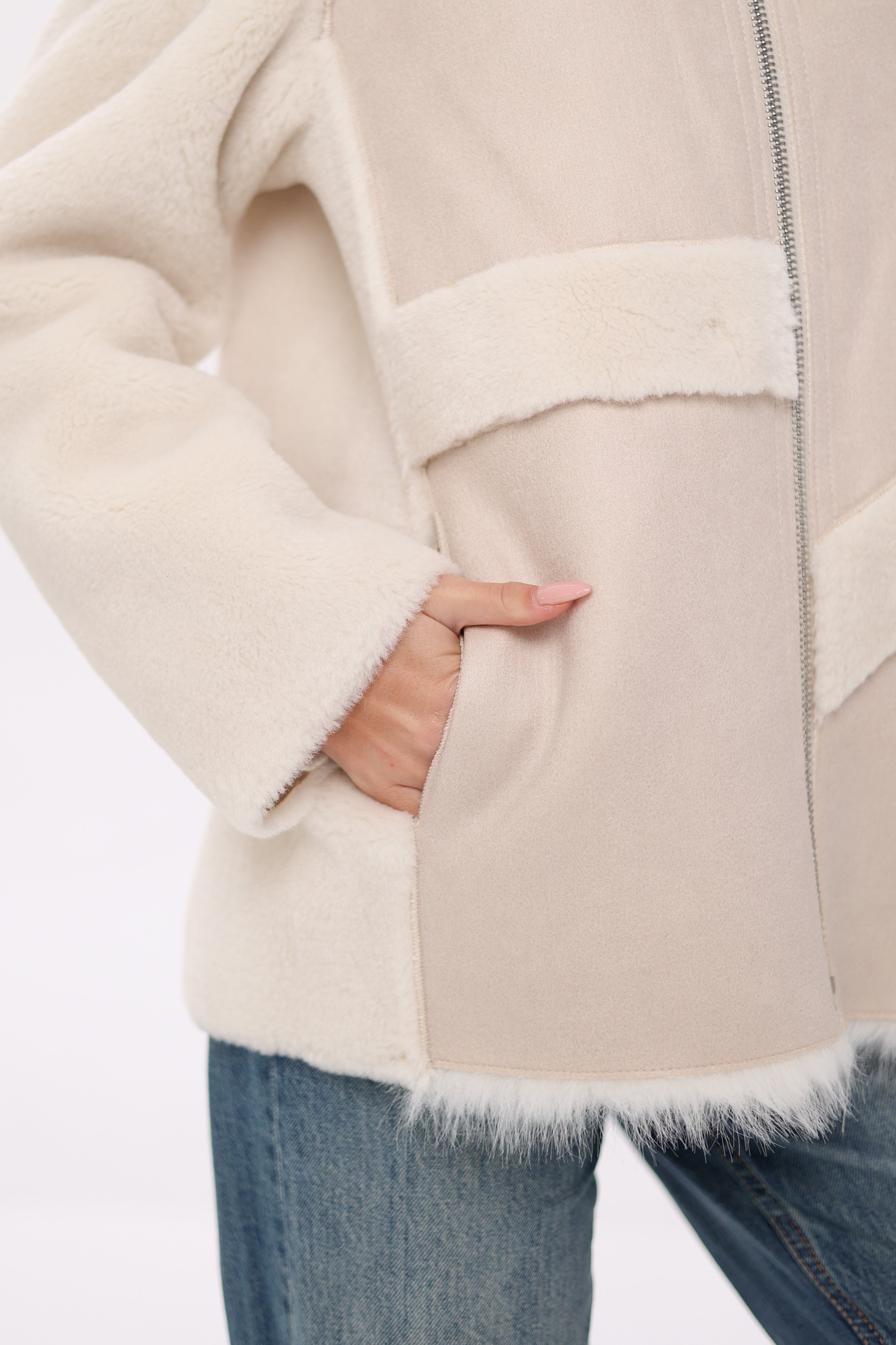 Pre-Order. Re-Stock Ships October 15. ⇆ Reversible Hooded Wool Blend Jacket - Energize Trek