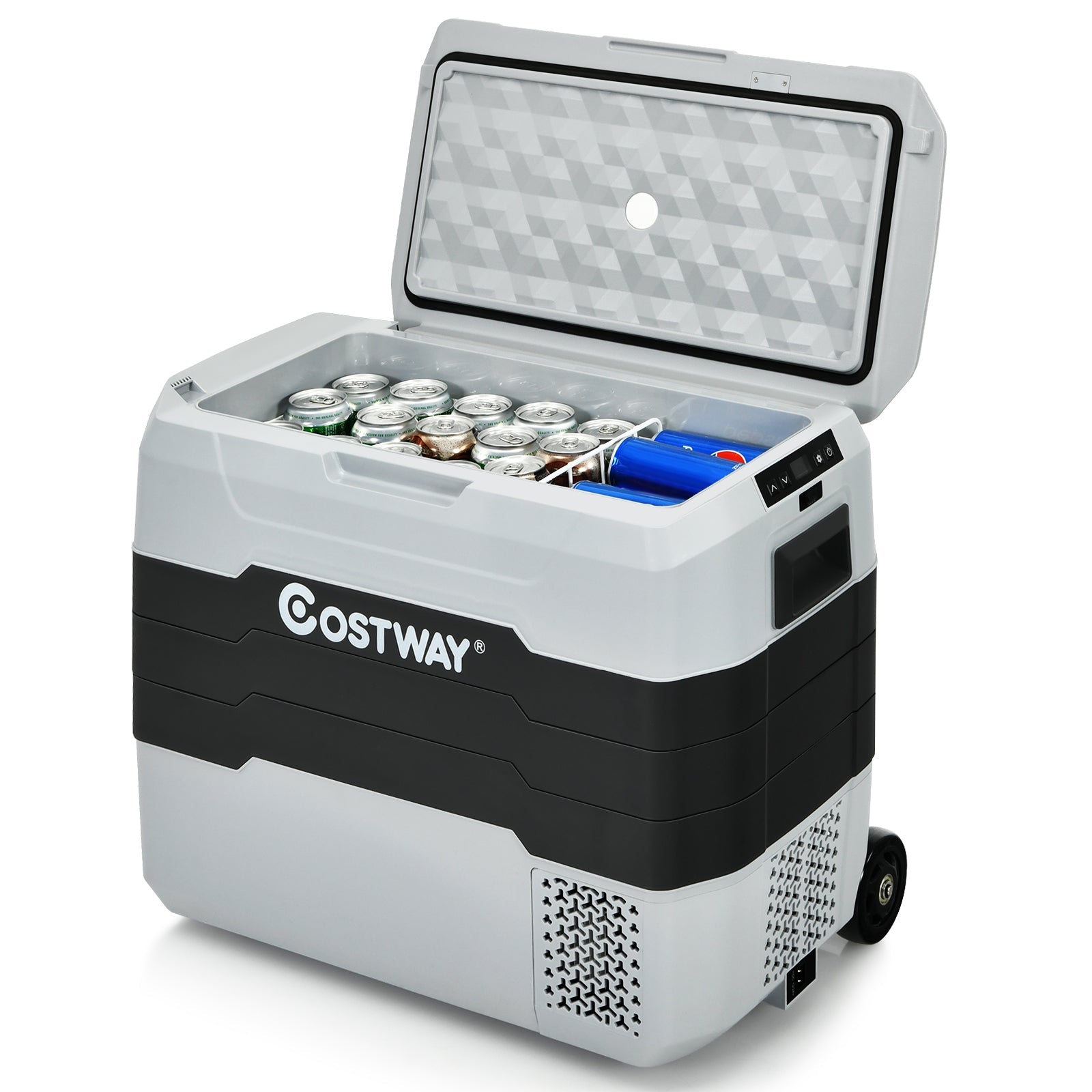 42 QT Portable Dual-Zone Car Refrigerator - Energize Trek
