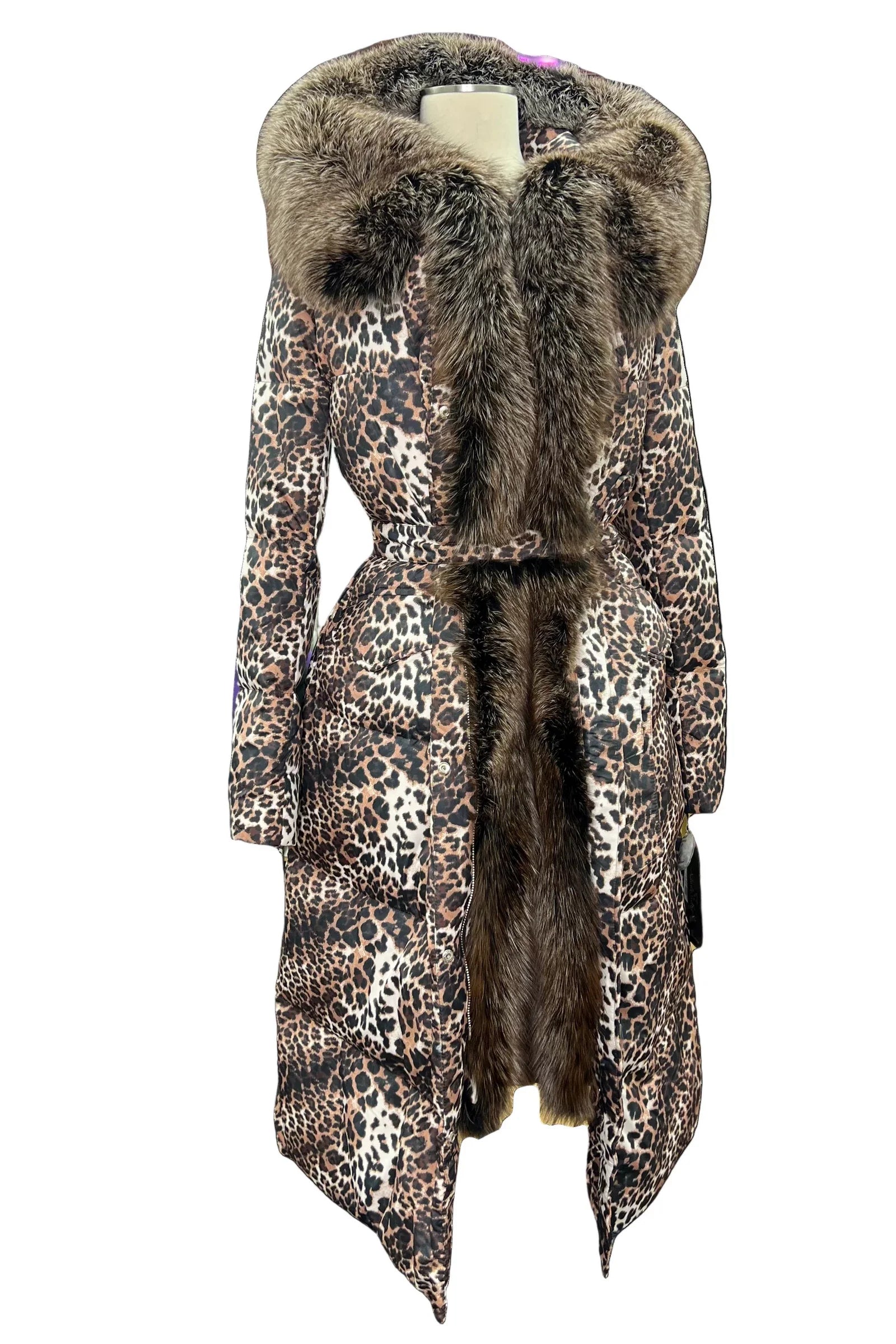 Genuine Silver Fox Down Insulated Parka - Energize Trek