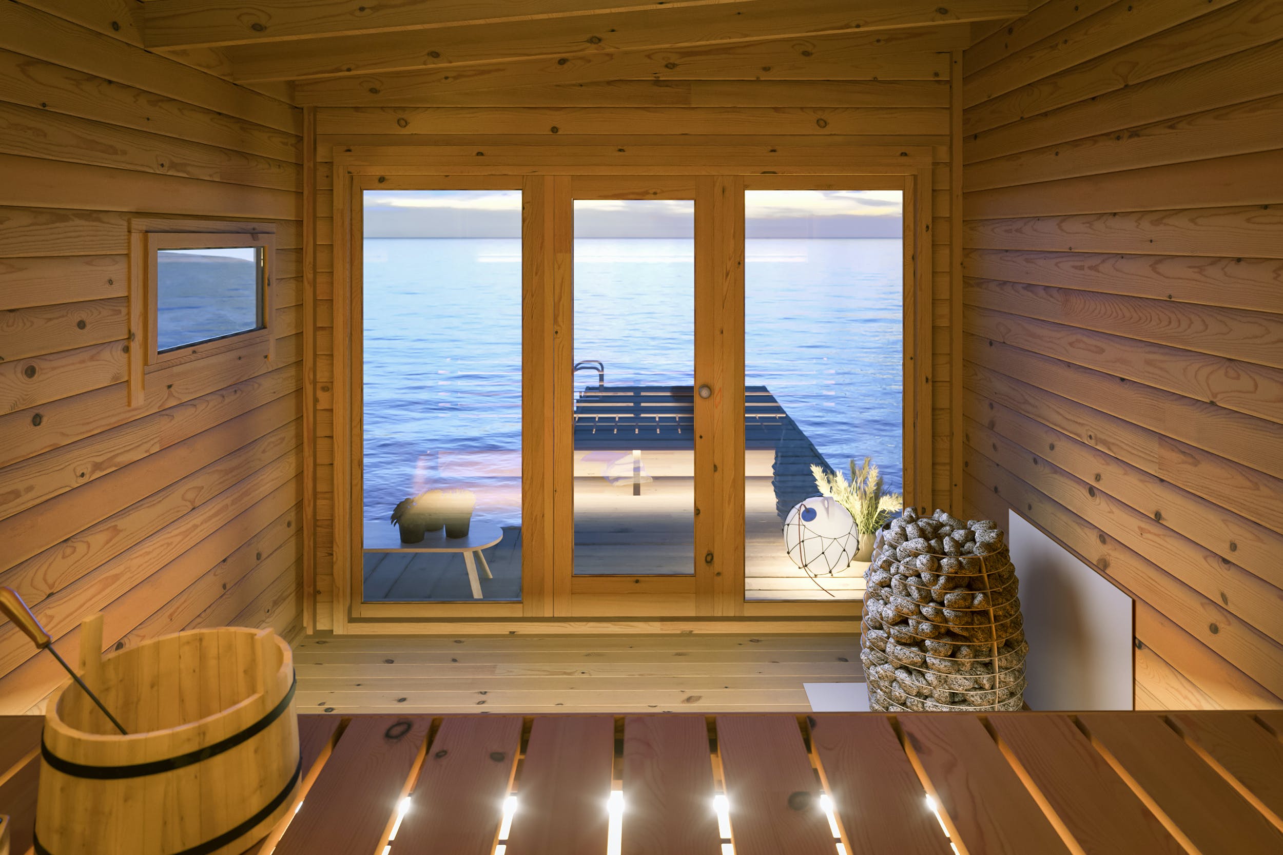 SAUNA EVOLUTION® Cabin Sauna Eco Oasis 3 - Energize Trek