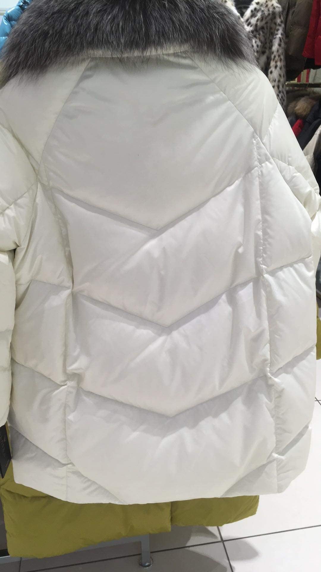 Genuine Silver Fox Fur Belted Down Parka - Energize Trek