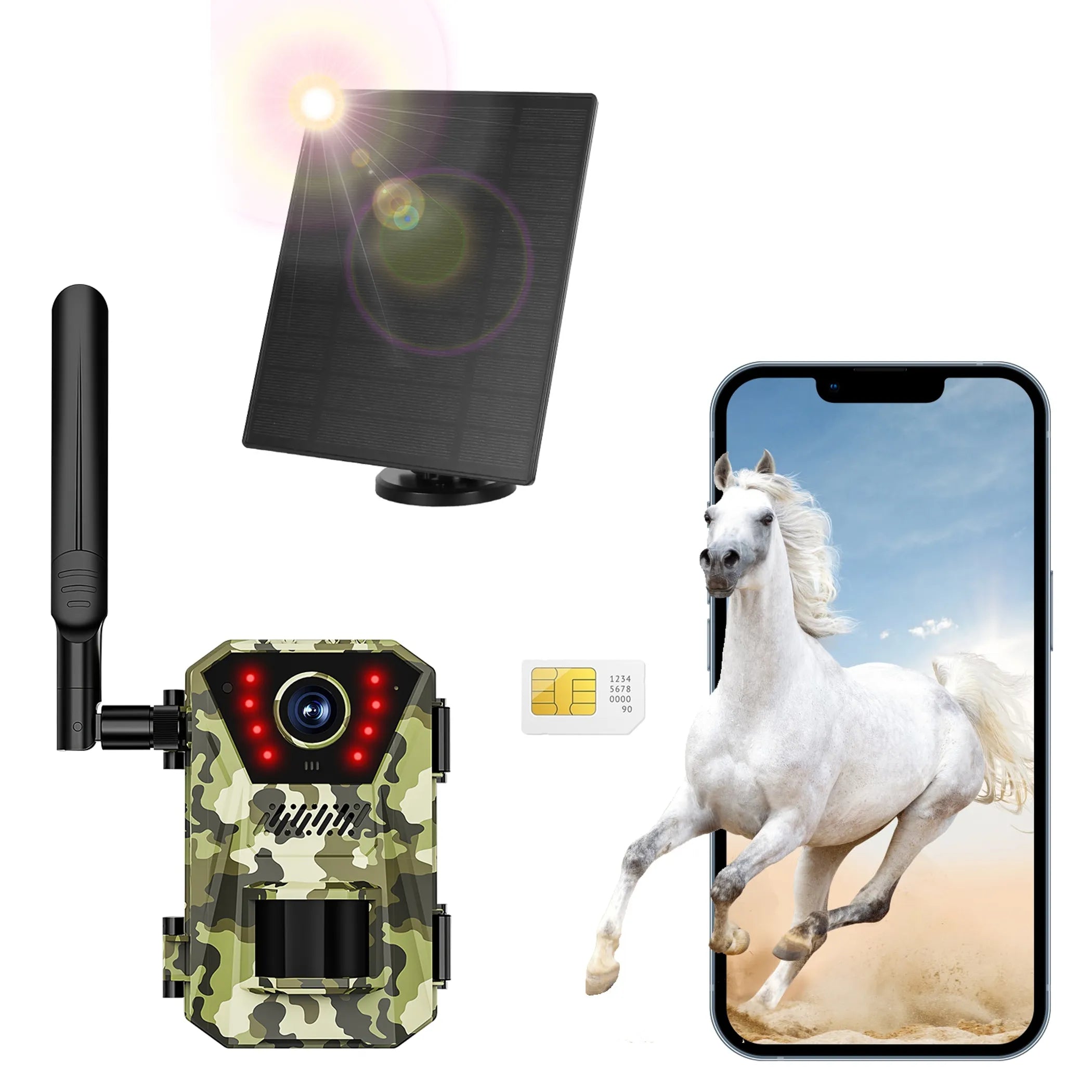 4G 4K 30FPS Solar Trail Camera - Energize Trek