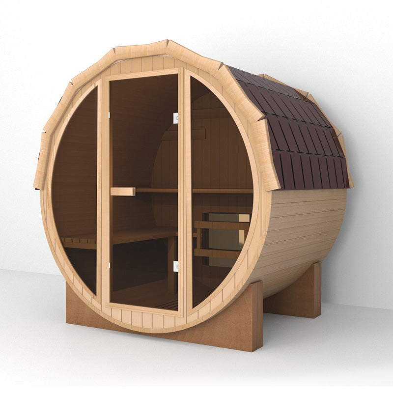 SAUNA EVOLUTION® Barrel Sauna Serenity Nature Air 3 - Energize Trek
