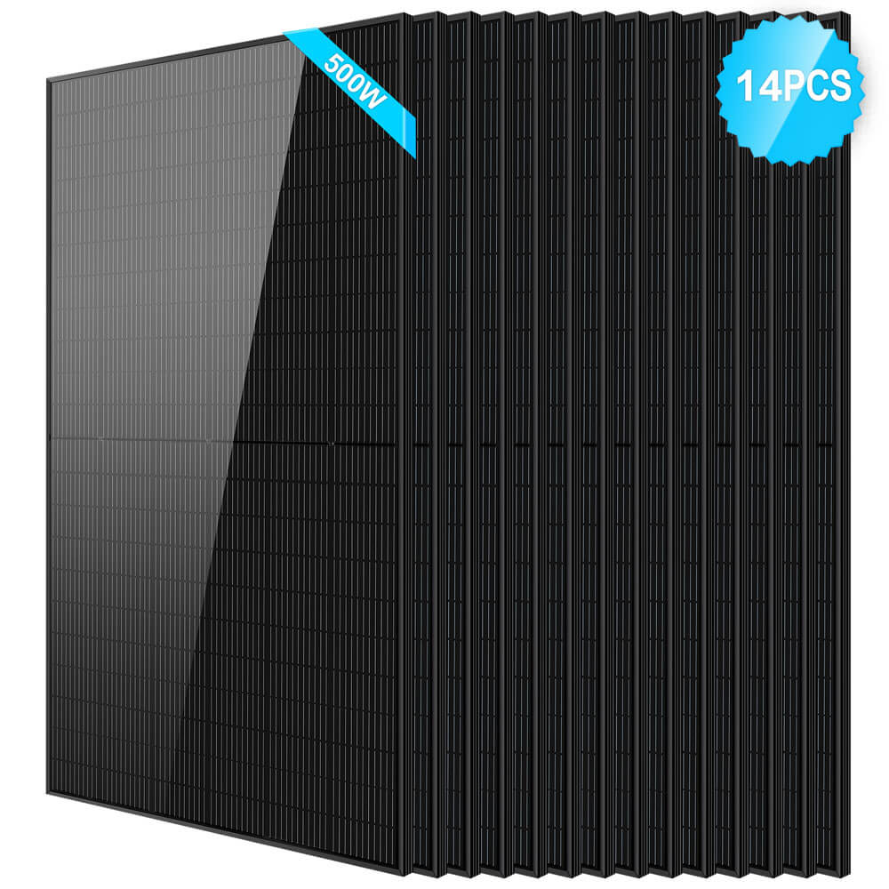 500W Mono Black PERC Solar Panel UL61730 CEC Listed - Energize Trek
