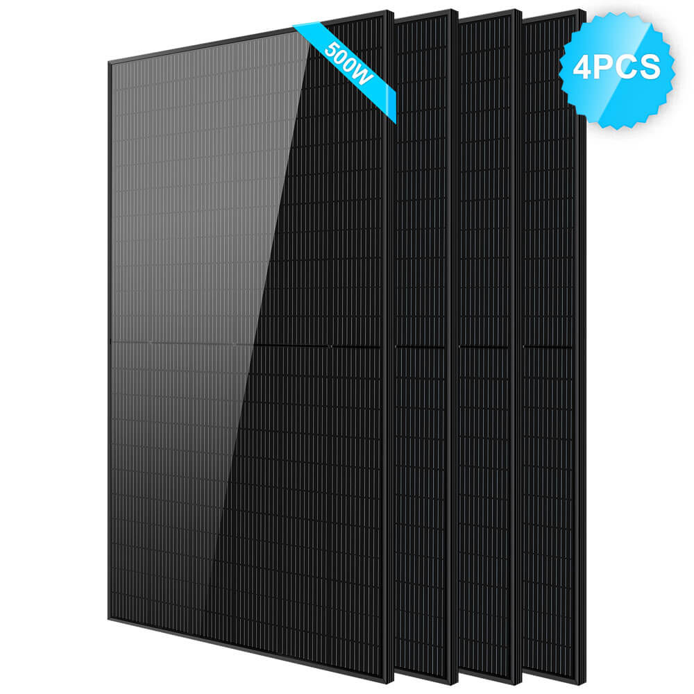 500W Mono Black PERC Solar Panel UL61730 CEC Listed - Energize Trek