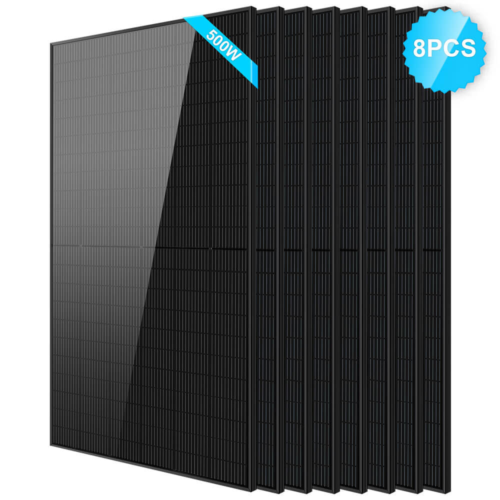 500W Mono Black PERC Solar Panel UL61730 CEC Listed - Energize Trek
