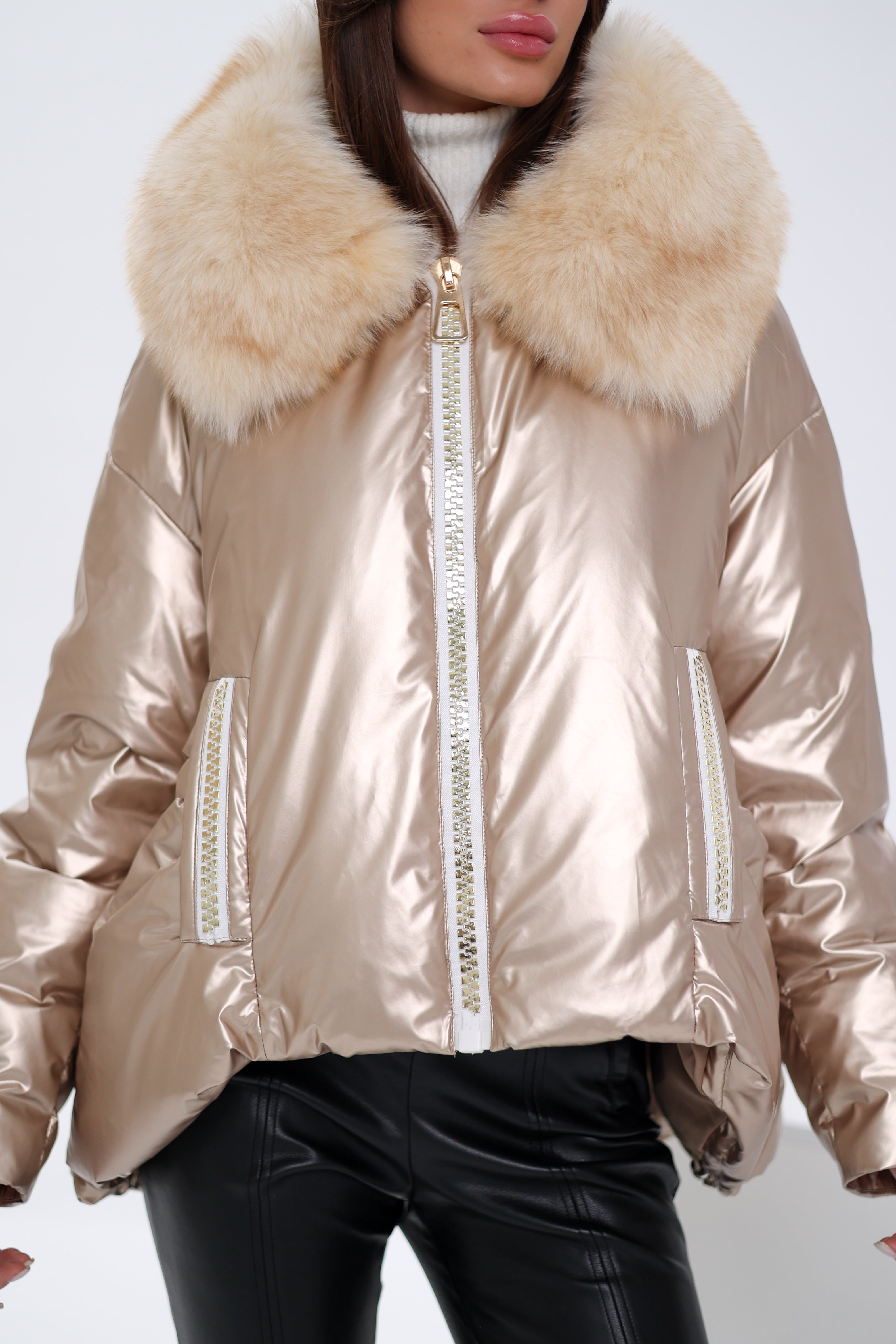Genuine Polar Fox Down Fill Jacket - Energize Trek