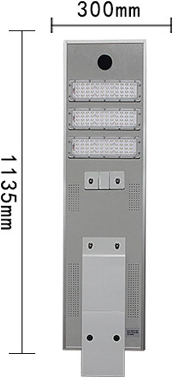 6000W Aluminum Frame LED Integrated Solar Street Light, IP65 Waterproof , Radar Sensor + Light Sensor, Dusk to Dawn Solar - Energize Trek
