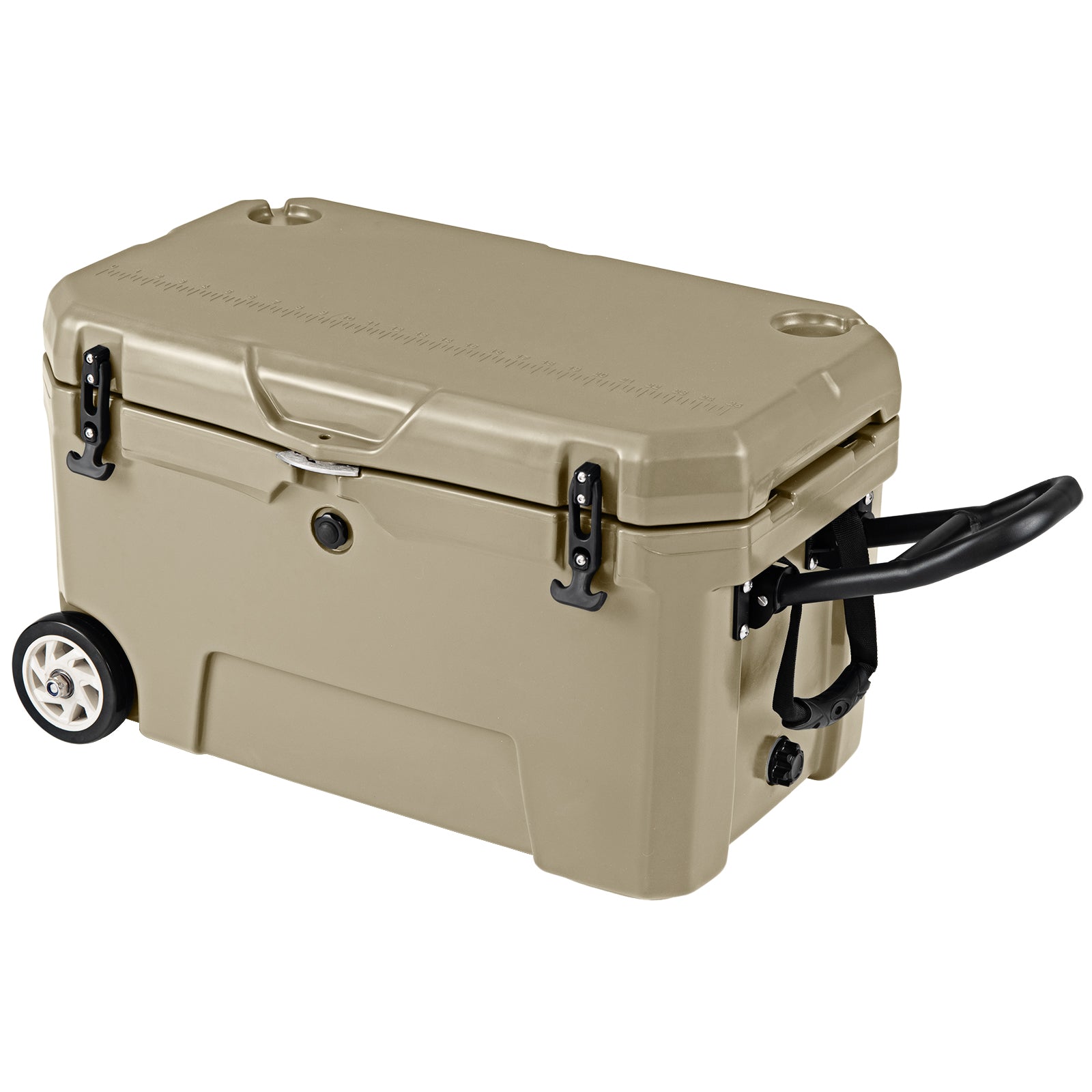 52 Quart Portable Hard Cooler with 6-Day Ice Retention and Wheels - Energize Trek