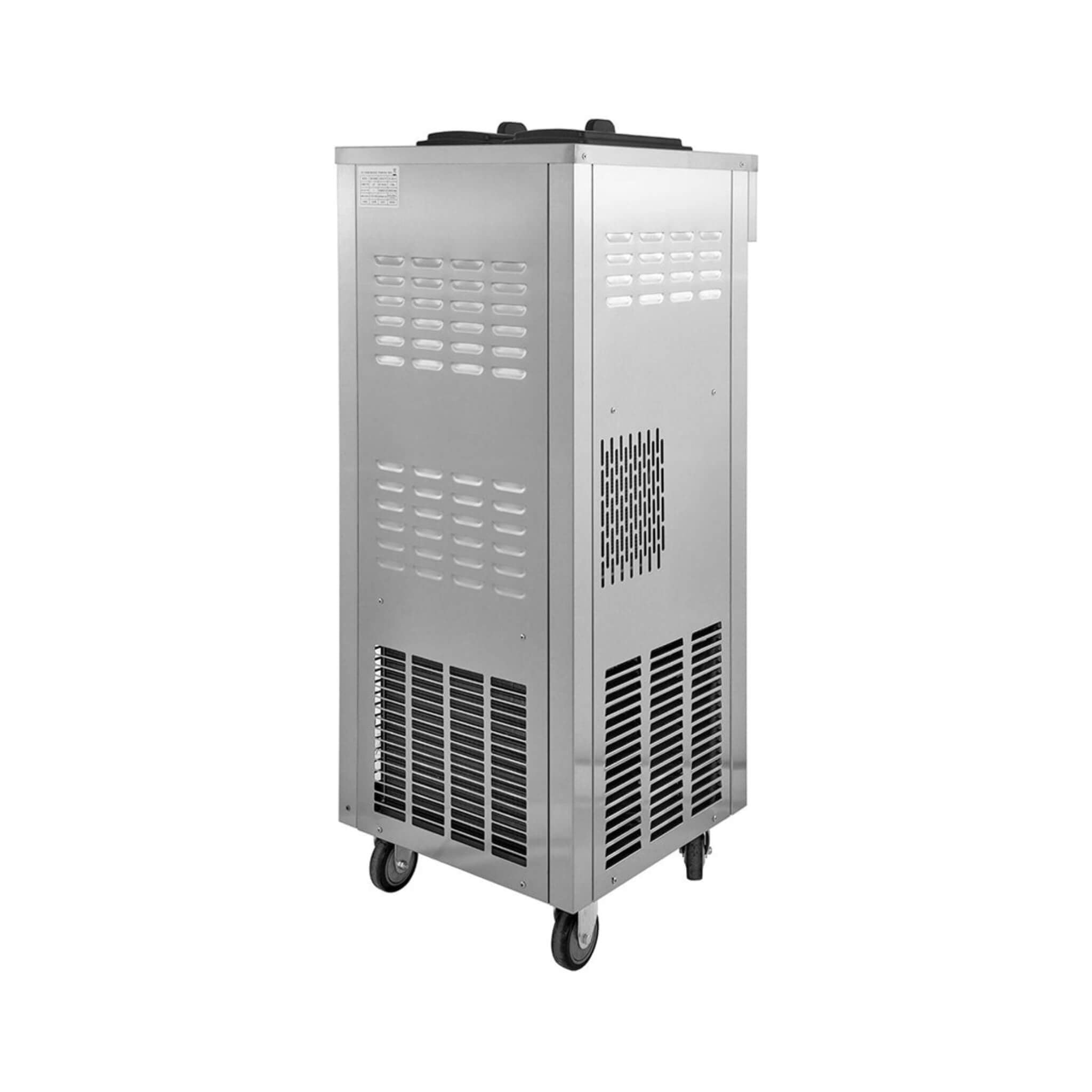 53" Freestanding 3-Flavors Commercial Soft Serve Yogurt Ice Cream Machine Maker With Auto Clean (SAK74031) - Energize Trek