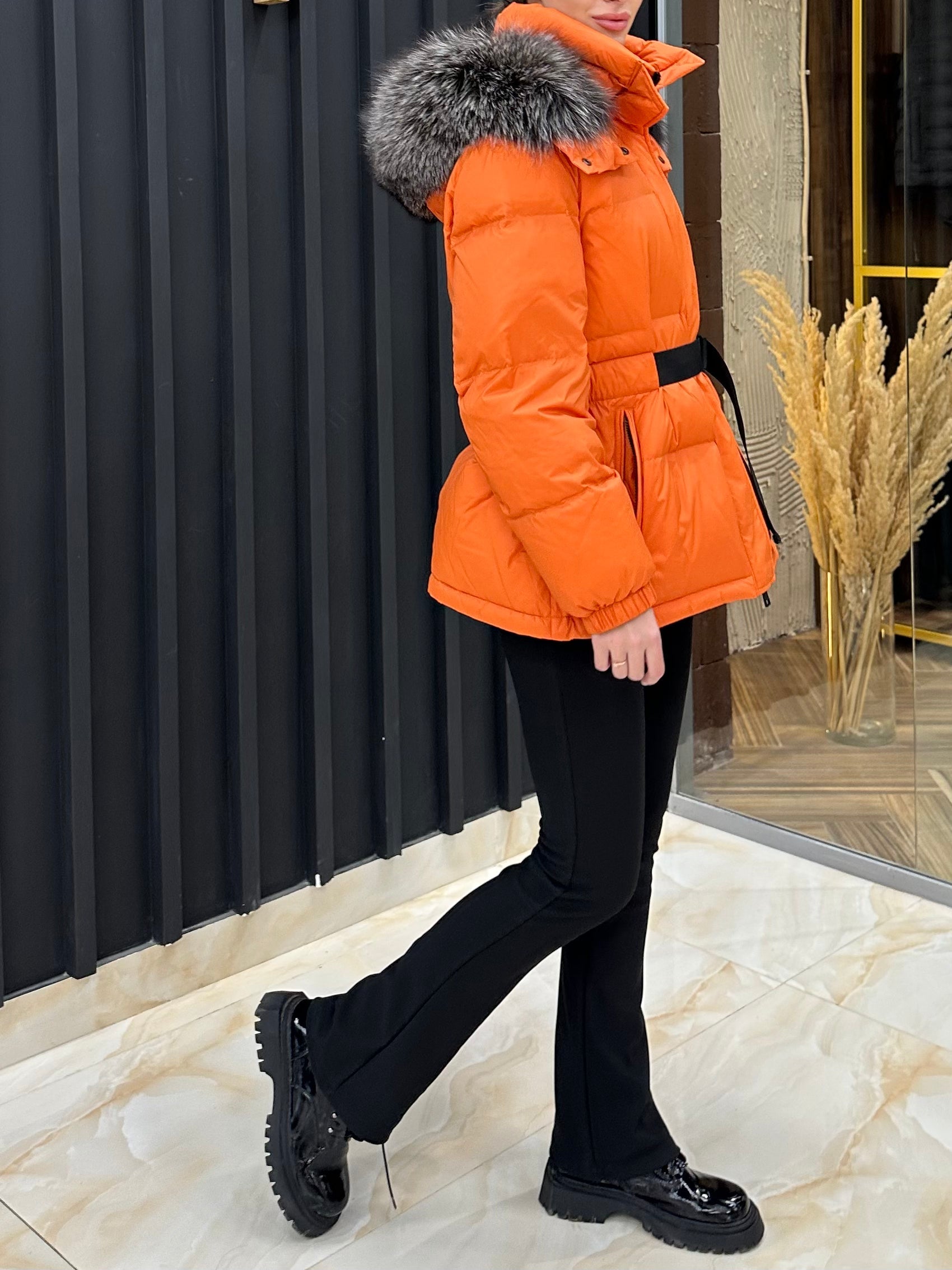Genuine Silver Fox Down Fill Jacket - Energize Trek