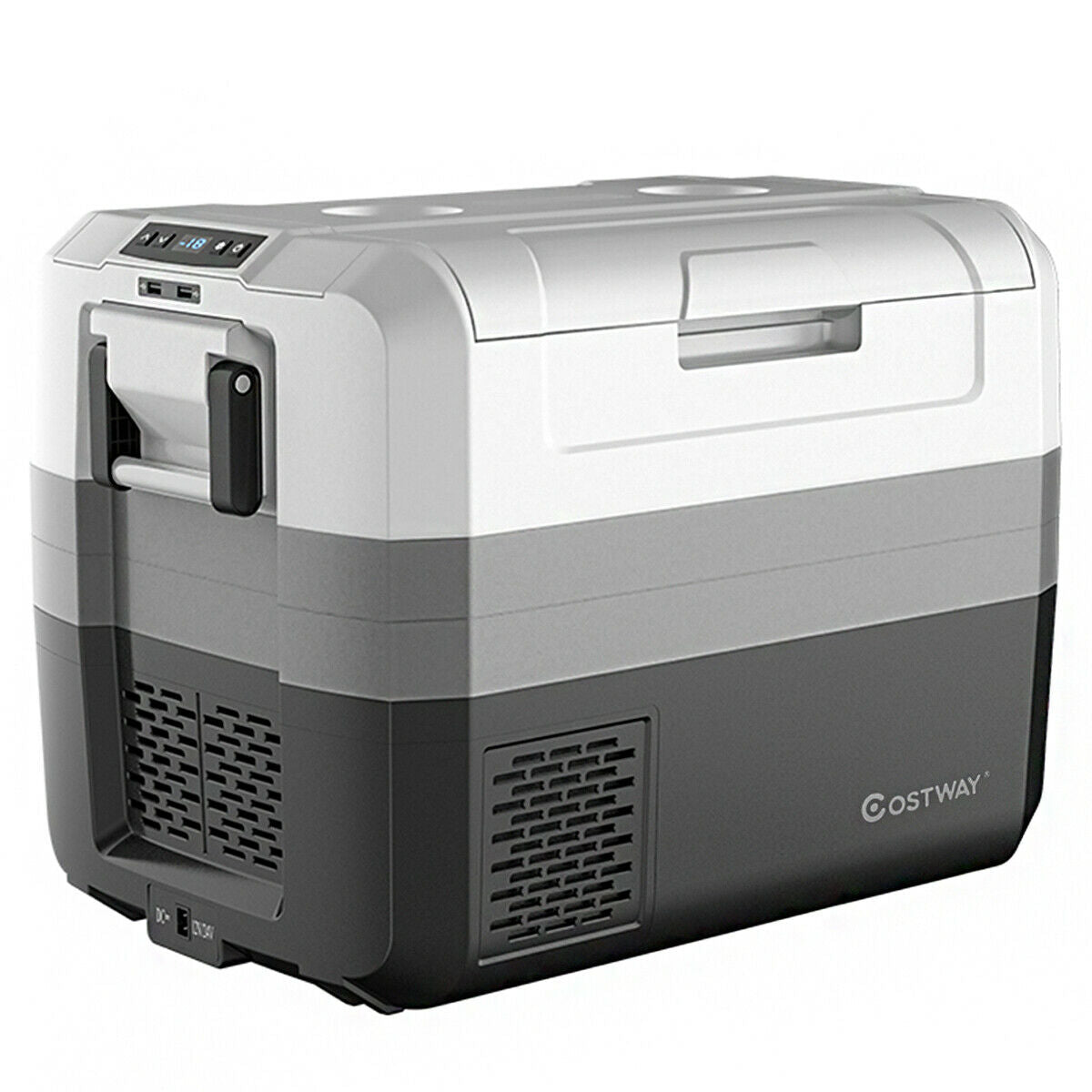 58 Quart Portable Electric Camping Car Cooler - Energize Trek
