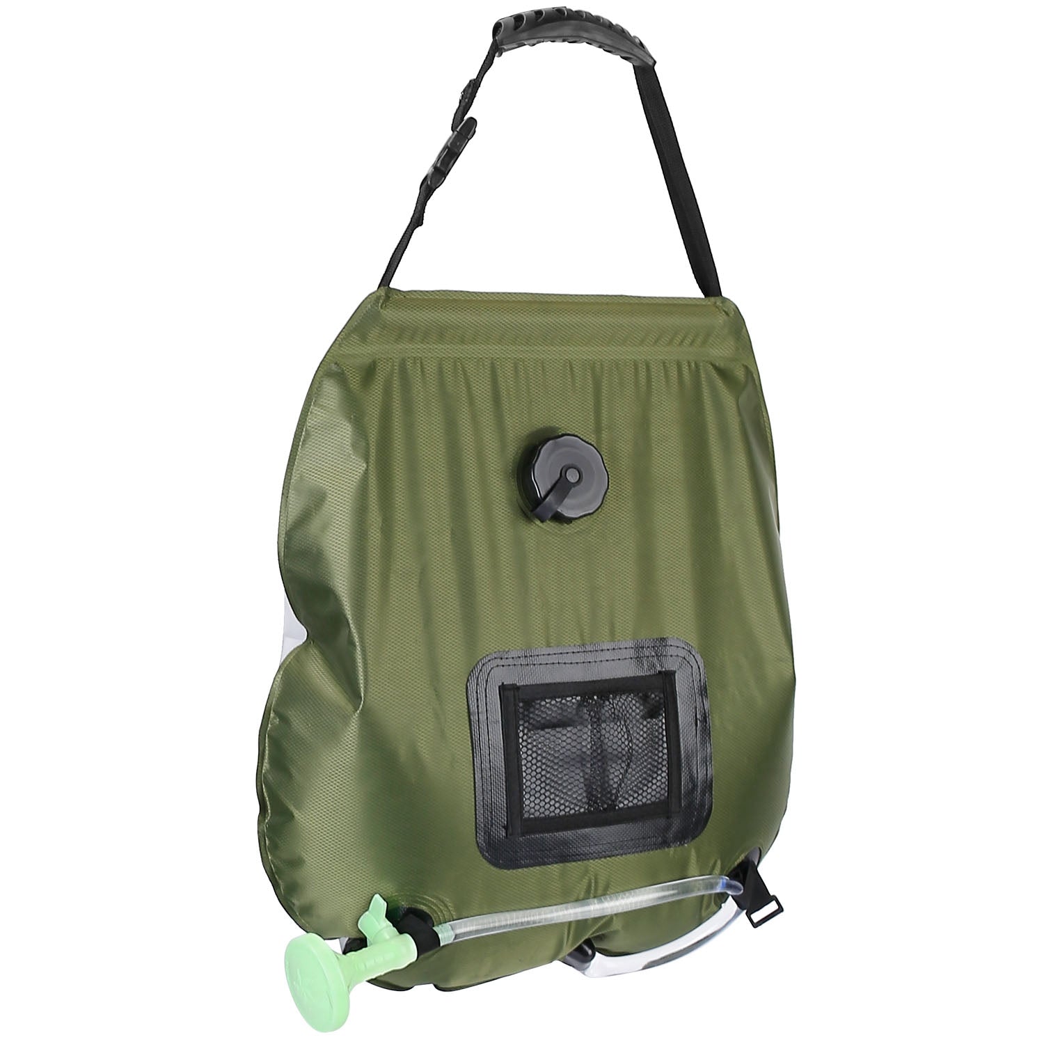 5Gal Solar Heating Camping Shower Bag w/ Removable Hose And Shower Head Portable Shower Bag for Beach Traveling Hiking - Energize Trek