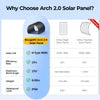 BougeRV Arch 2.0 200W N-Type Fiberglass Flexible Solar Panel