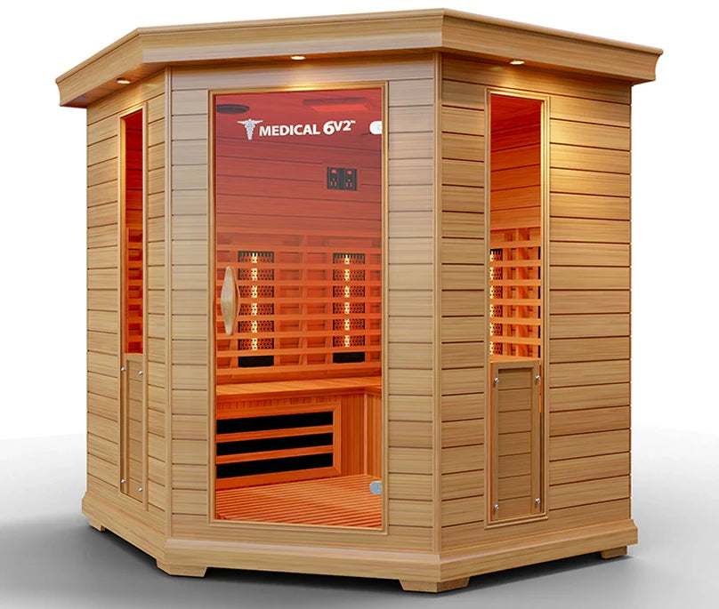 6 Person Indoor Infrared Full Spectrum Sauna | Medical 6 Plus™ - Energize Trek