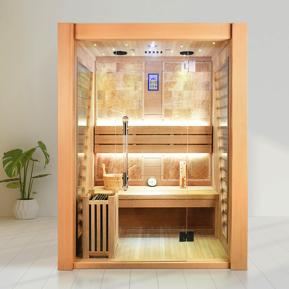 SAUNA EVOLUTION® Traditional Steam Sauna Room Luxury 3 - Energize Trek