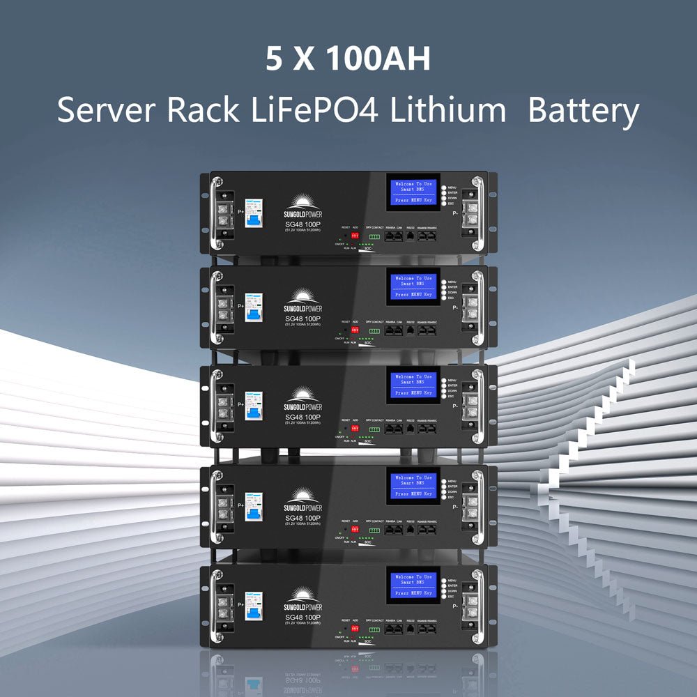 Off-Grid Solar Kit 13000W 48VDC 120V/240V LifePo4 20.48KWH Lithium Battery 14 X 415 Watts Solar Panels SGR-13KM - Energize Trek