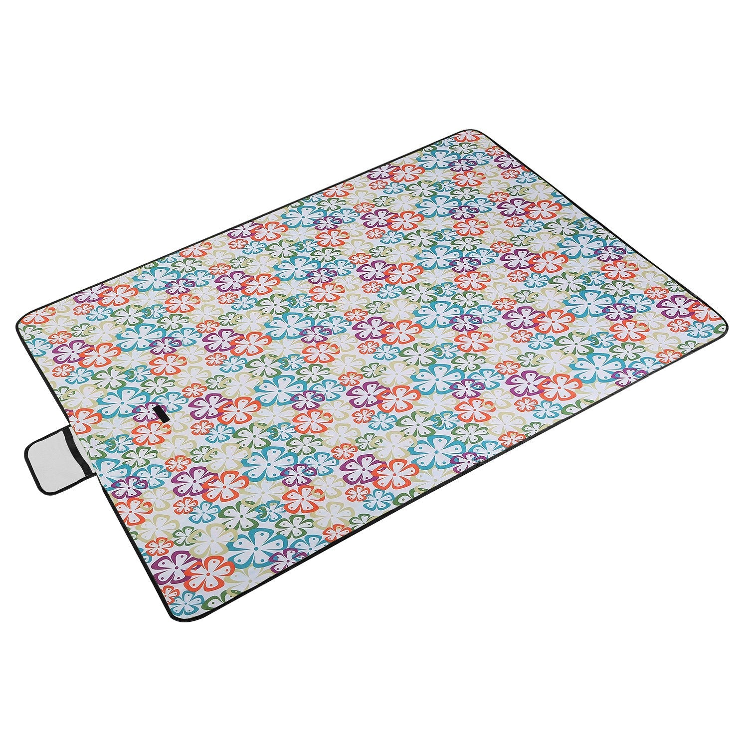 60" x 78" Waterproof Picnic Blanket Handy Mat with Strap Foldable Camping Rug for Camping Hiking Grass Travelling - Energize Trek