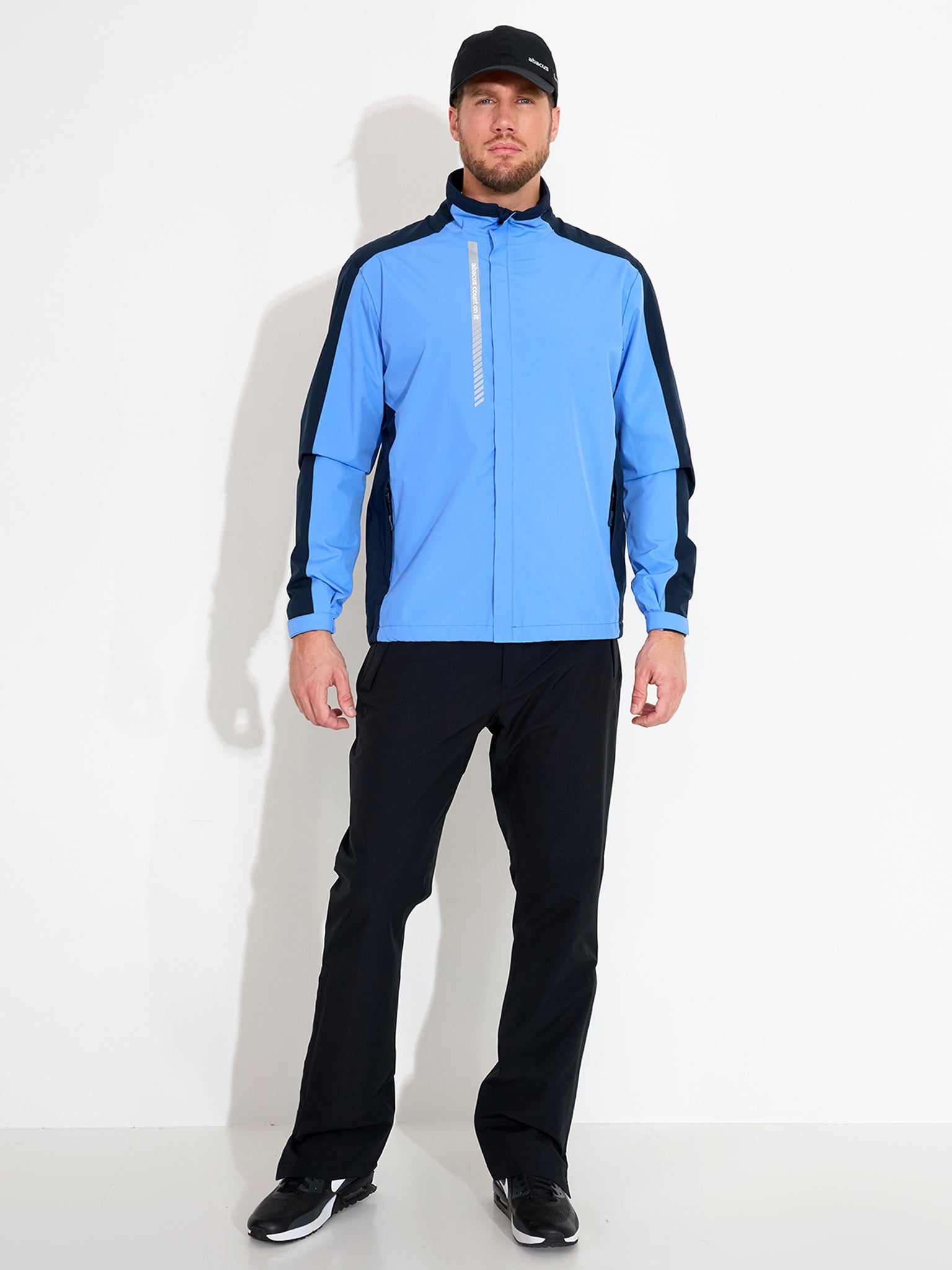 Mens Links Stretch Rain Jacket - Energize Trek