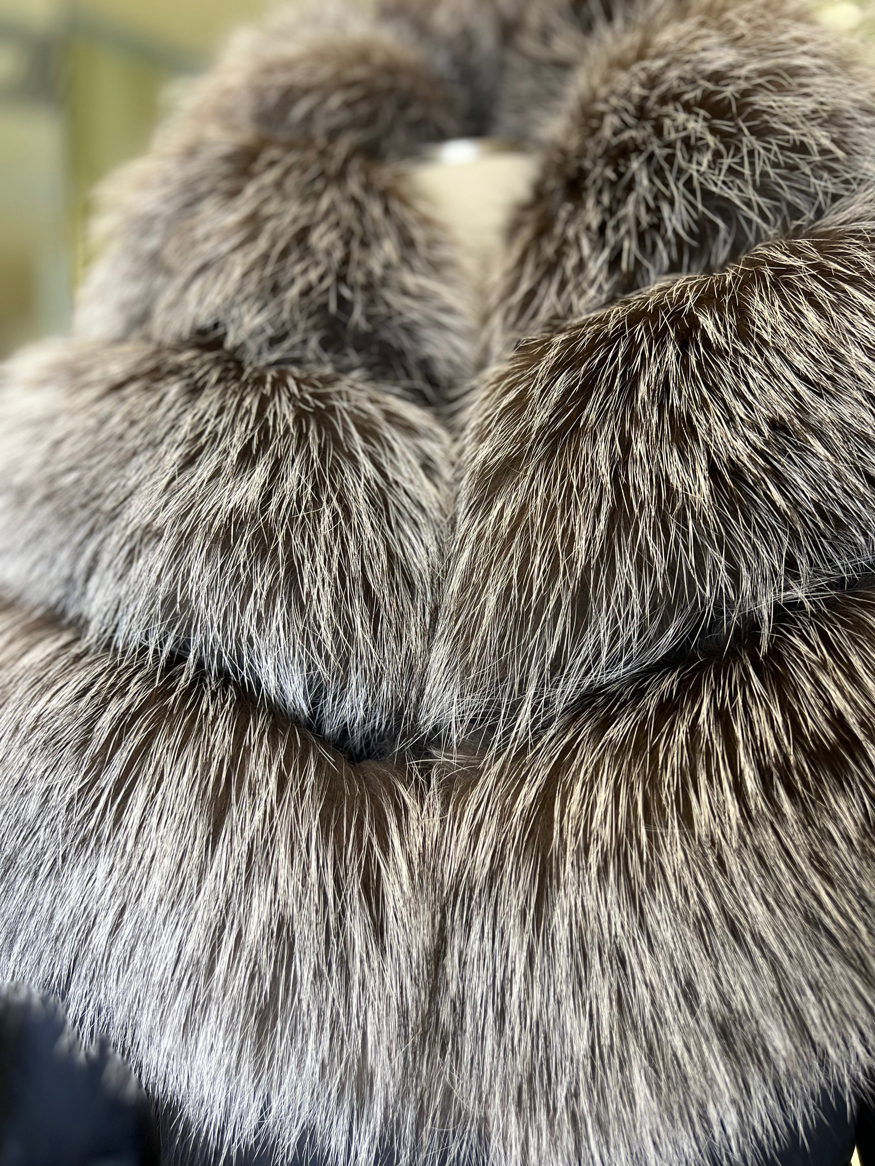 Kaimana Genuine Fox Fur Trim Premium Down Coat - Energize Trek