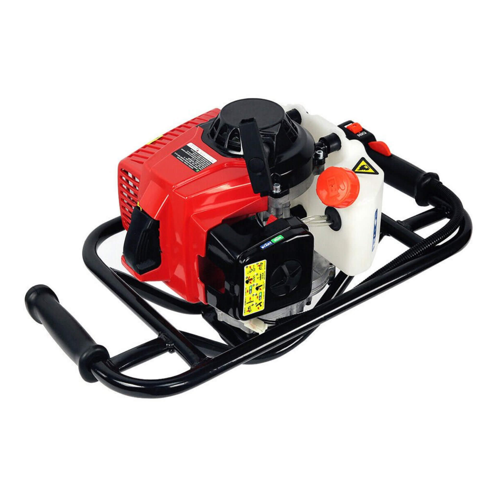 12" Gasoline Powered Post Hole Digger Earth Auger Machine, 63CC (SAK14852) - Energize Trek