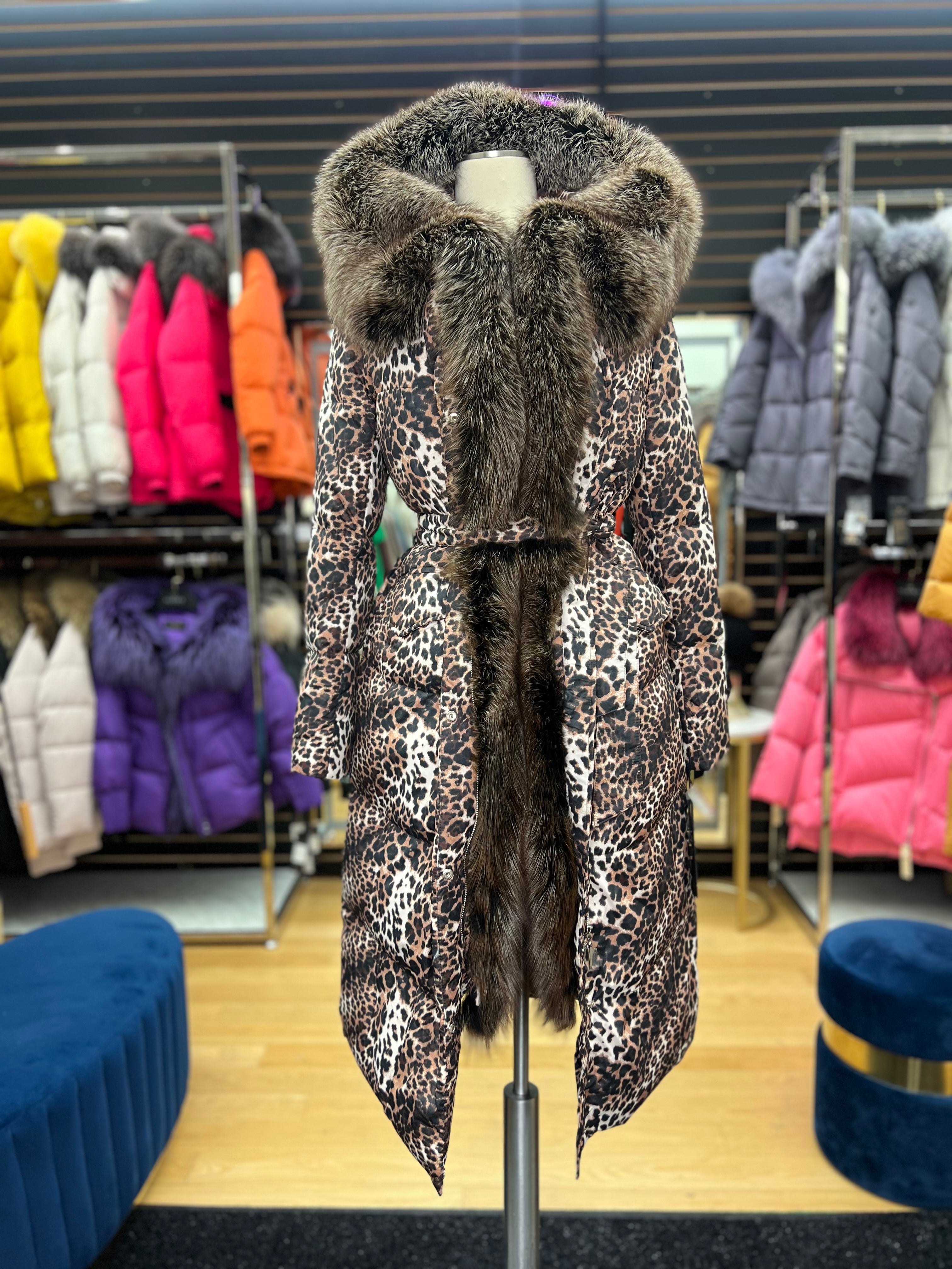 Genuine Silver Fox Down Insulated Parka - Energize Trek
