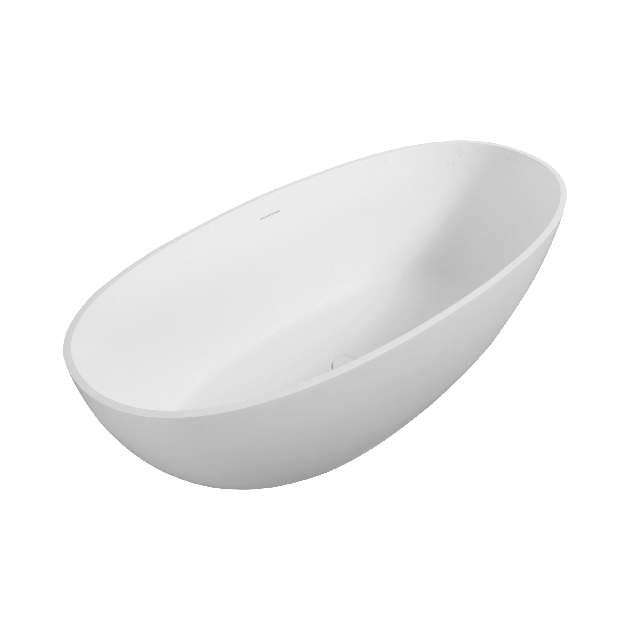 65" Luxury Freestanding Soaking Bathtub With Overflow And Pop-Up Drain (SAK69451) - Energize Trek