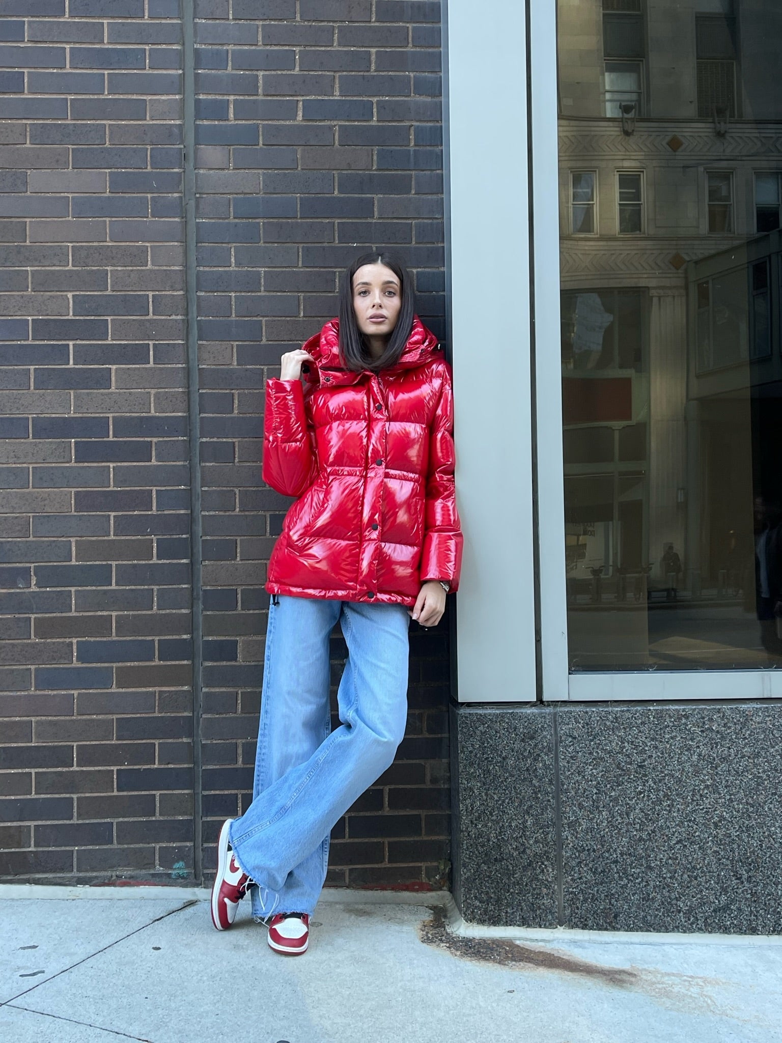 Gia Laqué Premium Down Hooded Jacket - Energize Trek