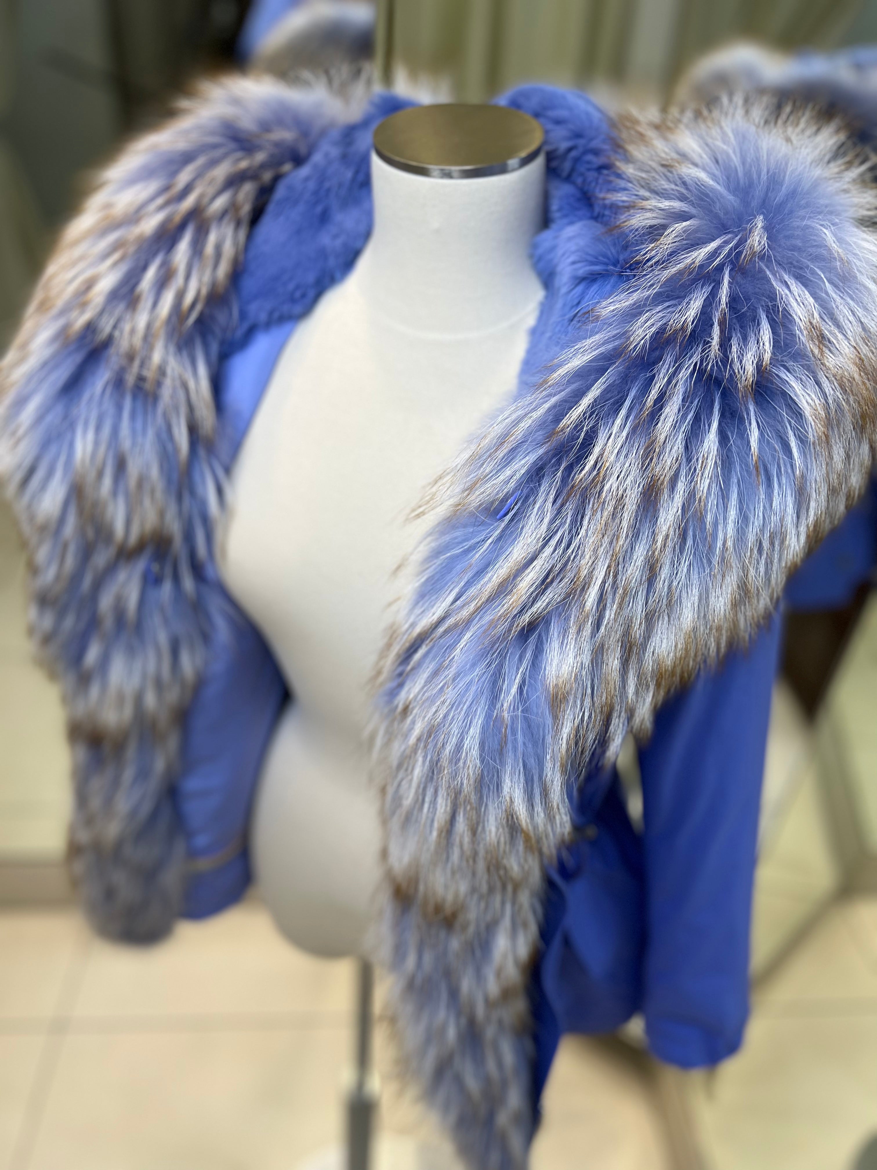 Genuine Fox Fur Rabbit Insulated Parka - Energize Trek