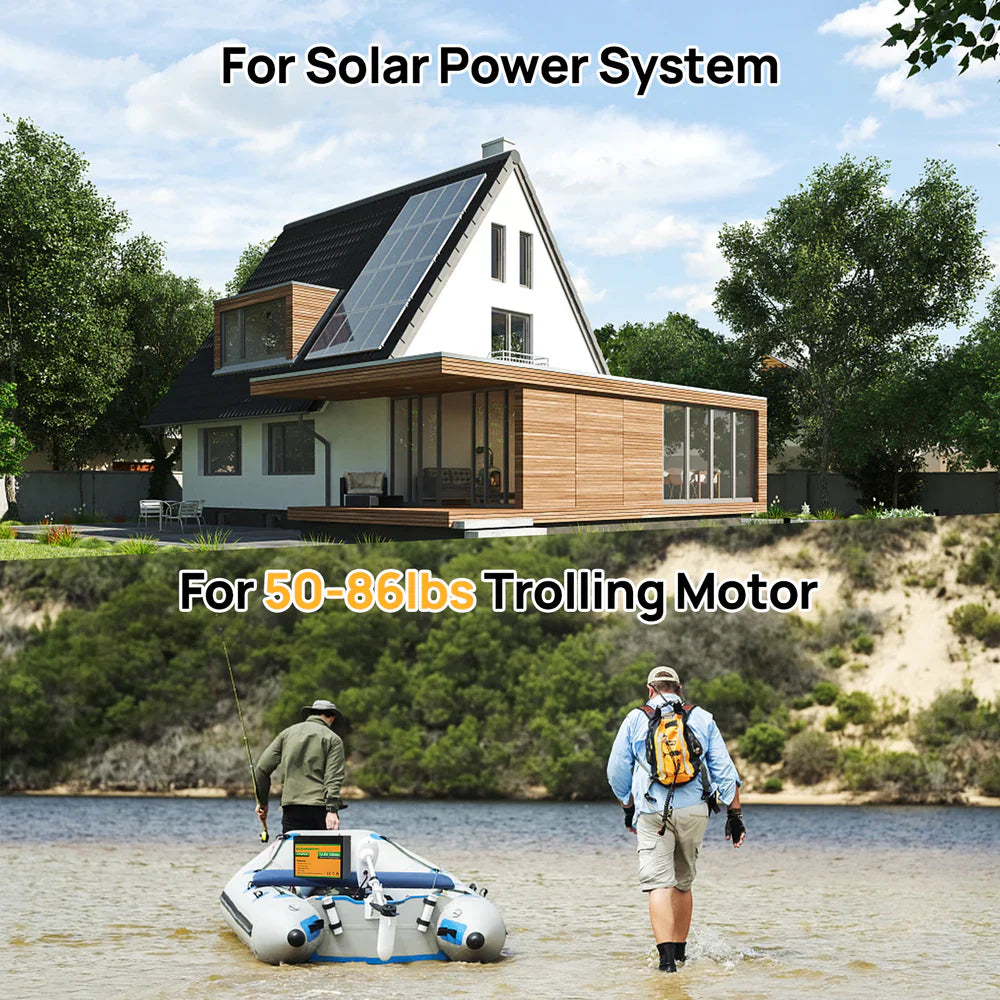 Eco-Worthy LiFePO4 12V 100Ah Lithium Iron Phosphate Battery With Low Temperature Protection - Energize Trek