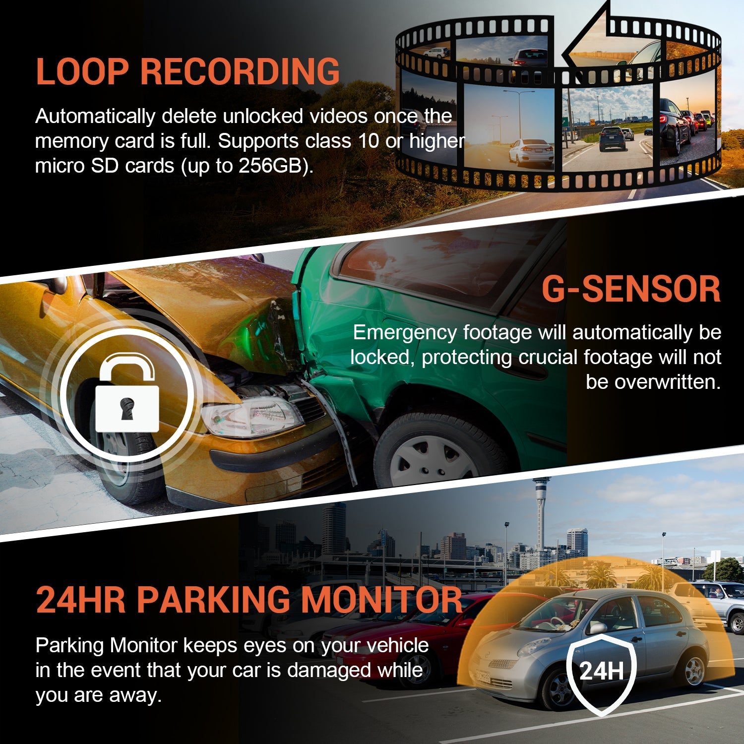Rexing V1P 4K Dual Channel Dash Cam 4K+1080p with Wi-Fi - Energize Trek