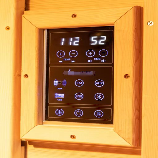 SAUNA EVOLUTION® Indoor Low EMF Sauna with Front Glass Far Infrared 05 - Energize Trek