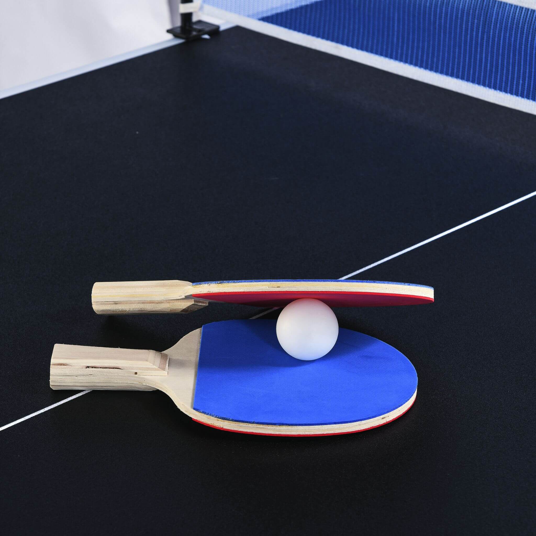 6FT Premium Wooden Multifunctional Pool Table With Table Tennis Top (SAK62741) - Energize Trek