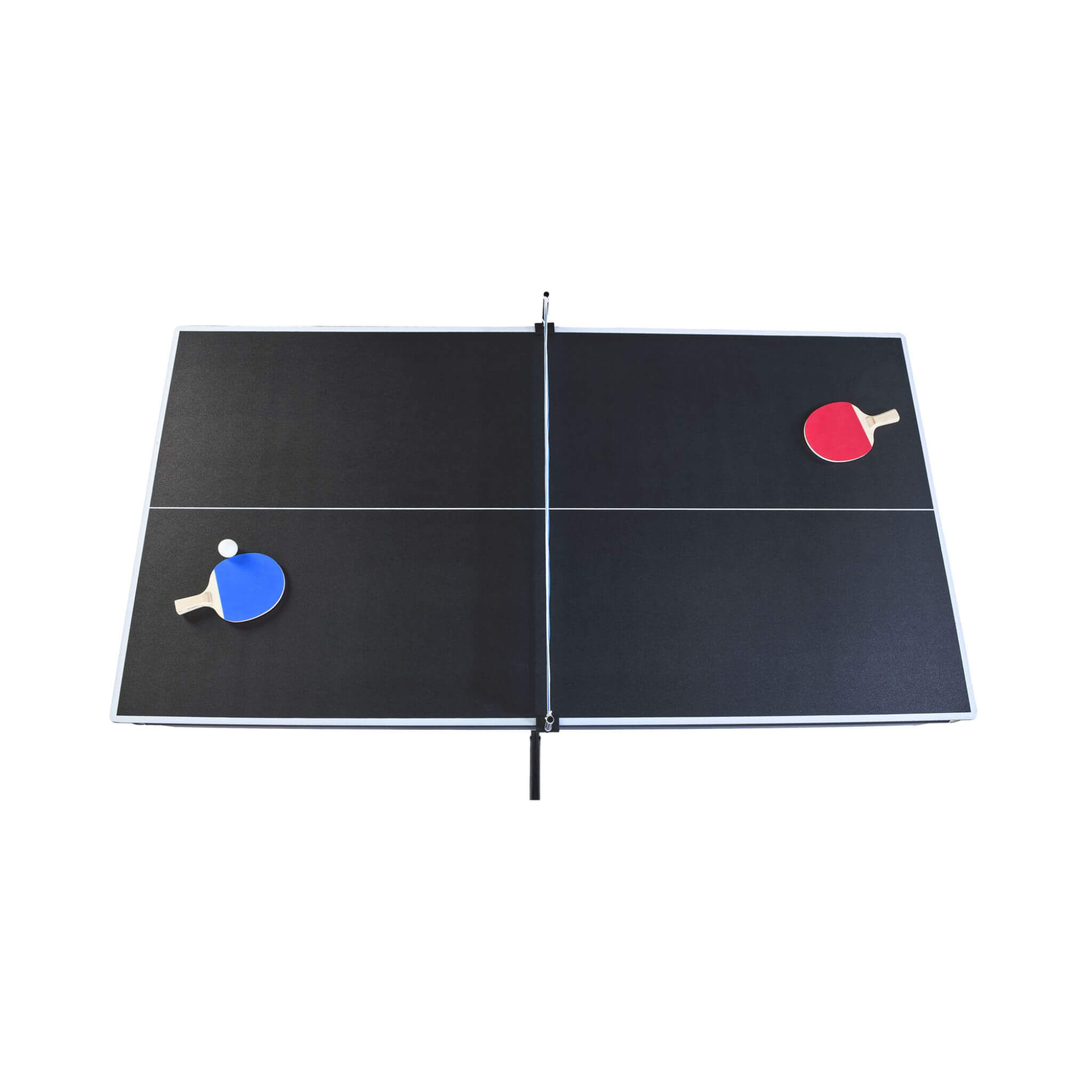 6FT Premium Wooden Multifunctional Pool Table With Table Tennis Top (SAK62741) - Energize Trek