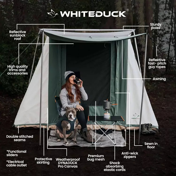 7'x9' Prota Canvas Tent - Energize Trek