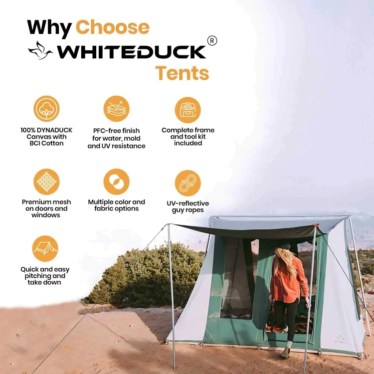 7'x9' Prota Canvas Tent - Energize Trek