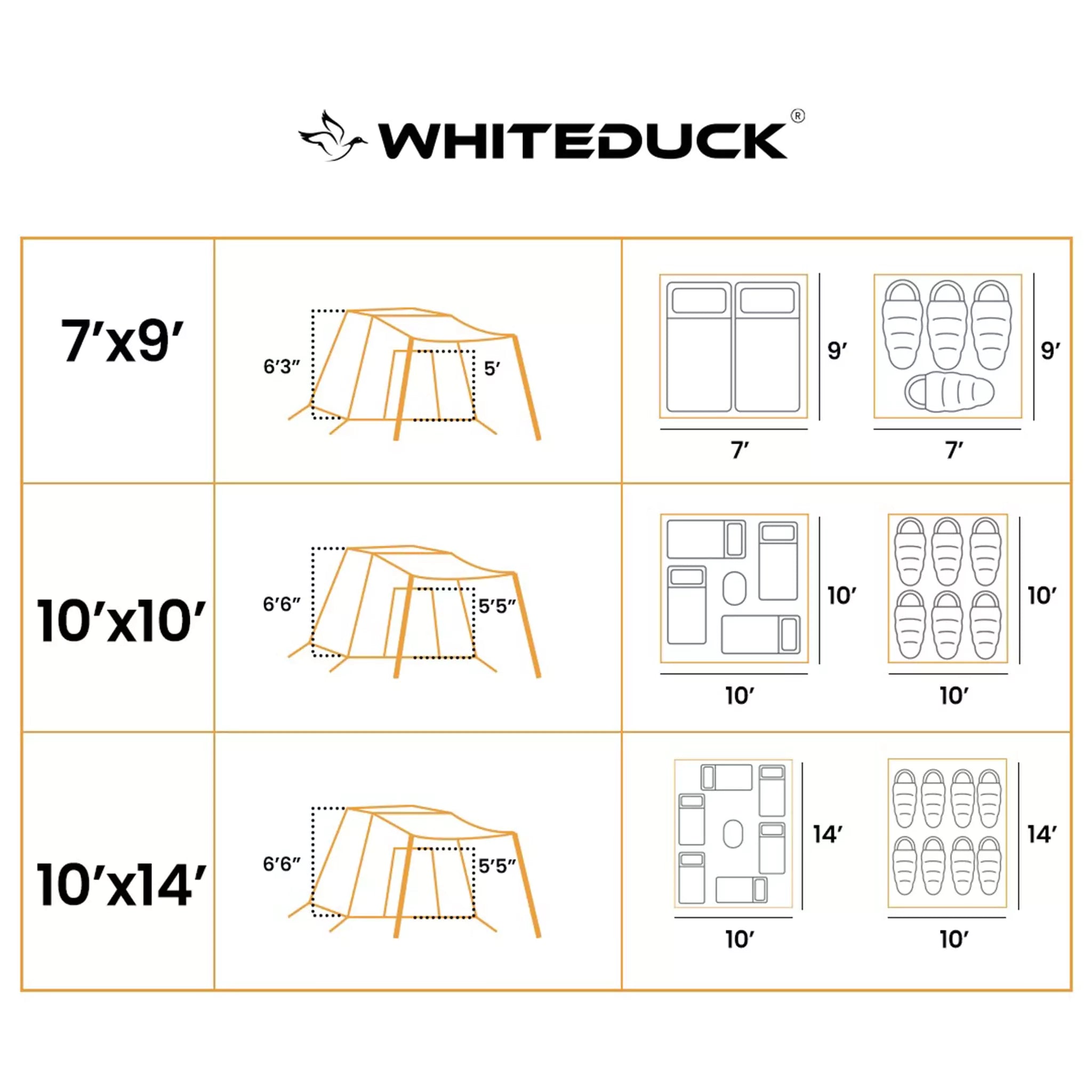 7'x9' Prota Canvas Tent - Energize Trek