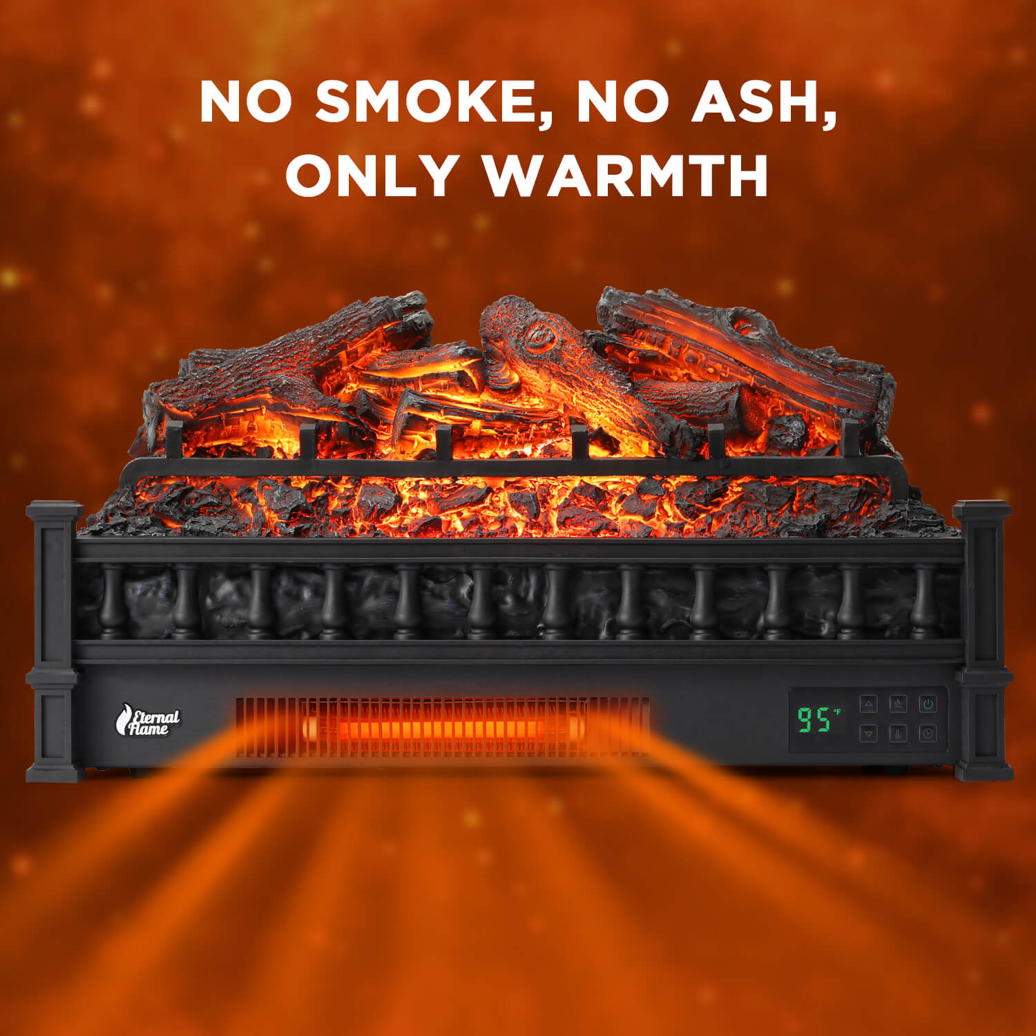Eternal Flame EF26-LG Electric Fireplace Logs - Energize Trek