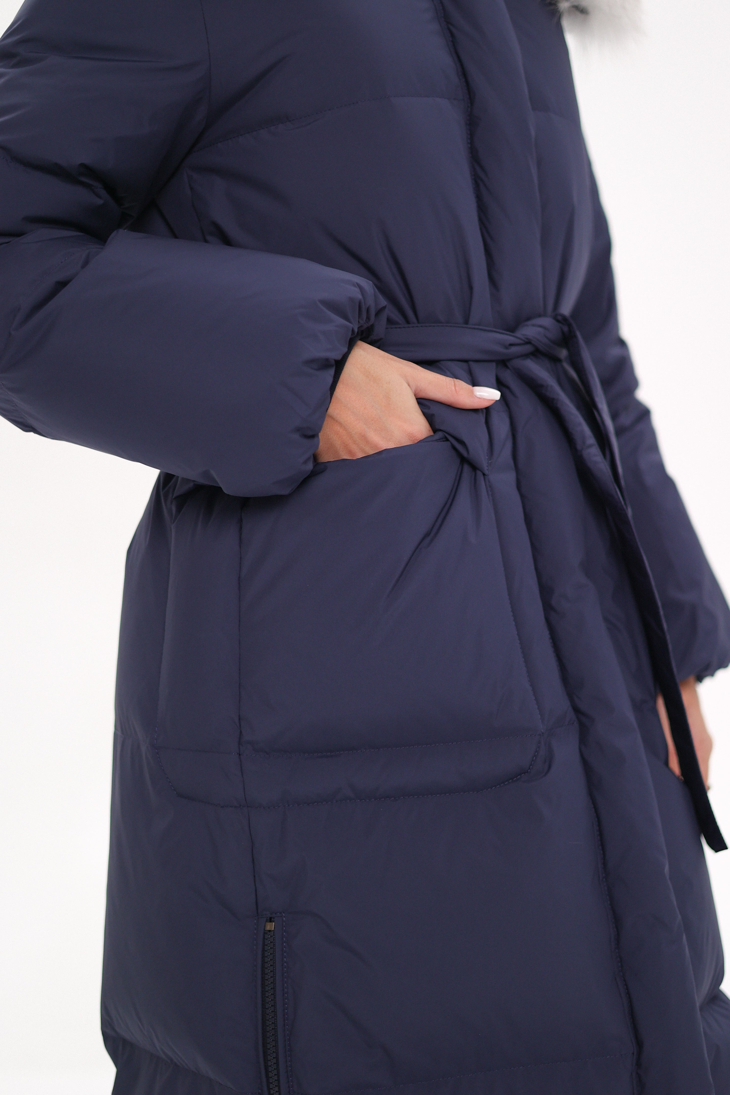 Genuine Silver Fox Down Fill Coat - Energize Trek