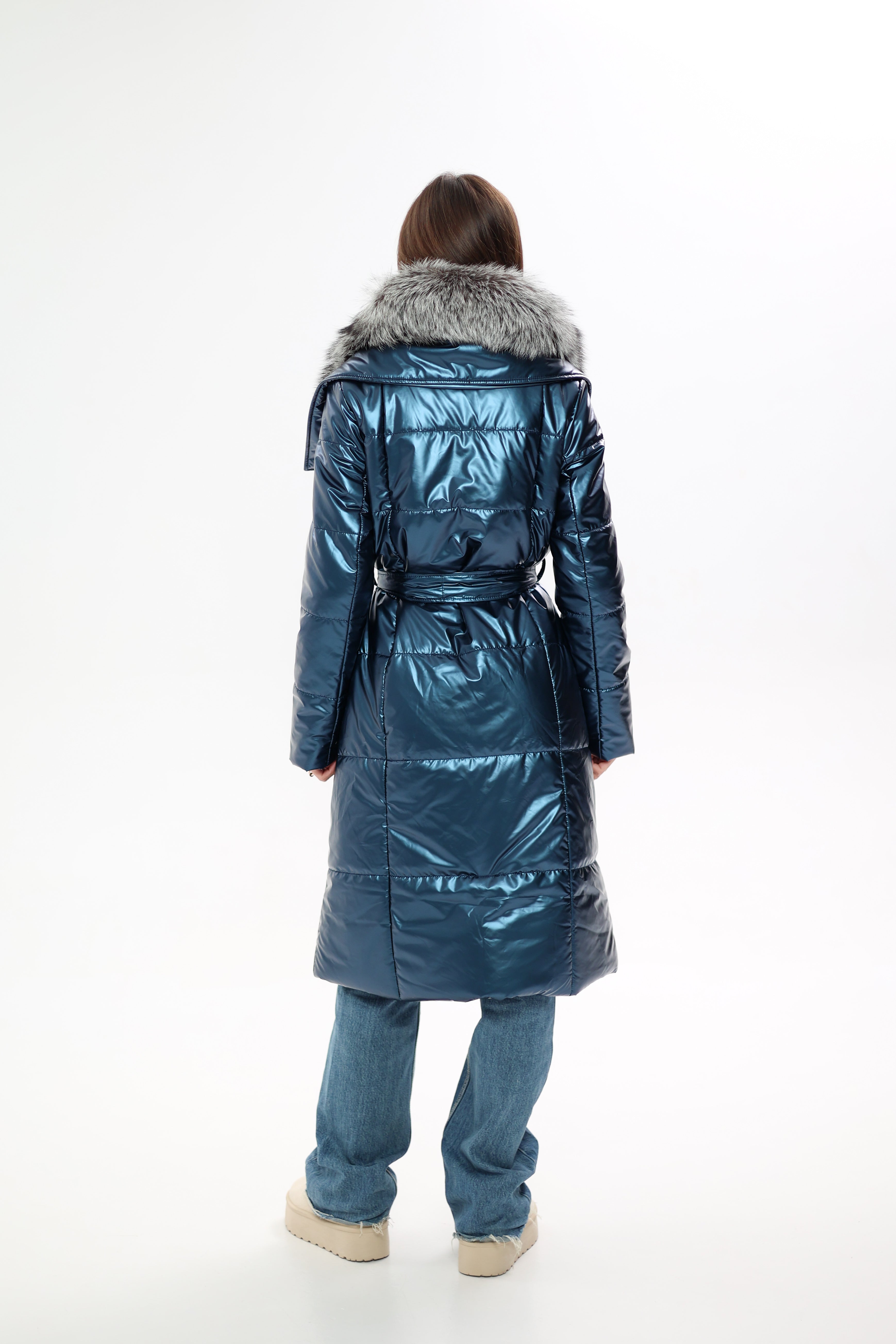 Genuine Silver Fox Fur Freudenberg Comfortemp® Coat - Energize Trek
