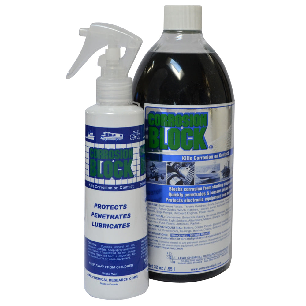 Corrosion Block 32oz Bottle wPump NonHazmat NonFlammable NonToxic 20032