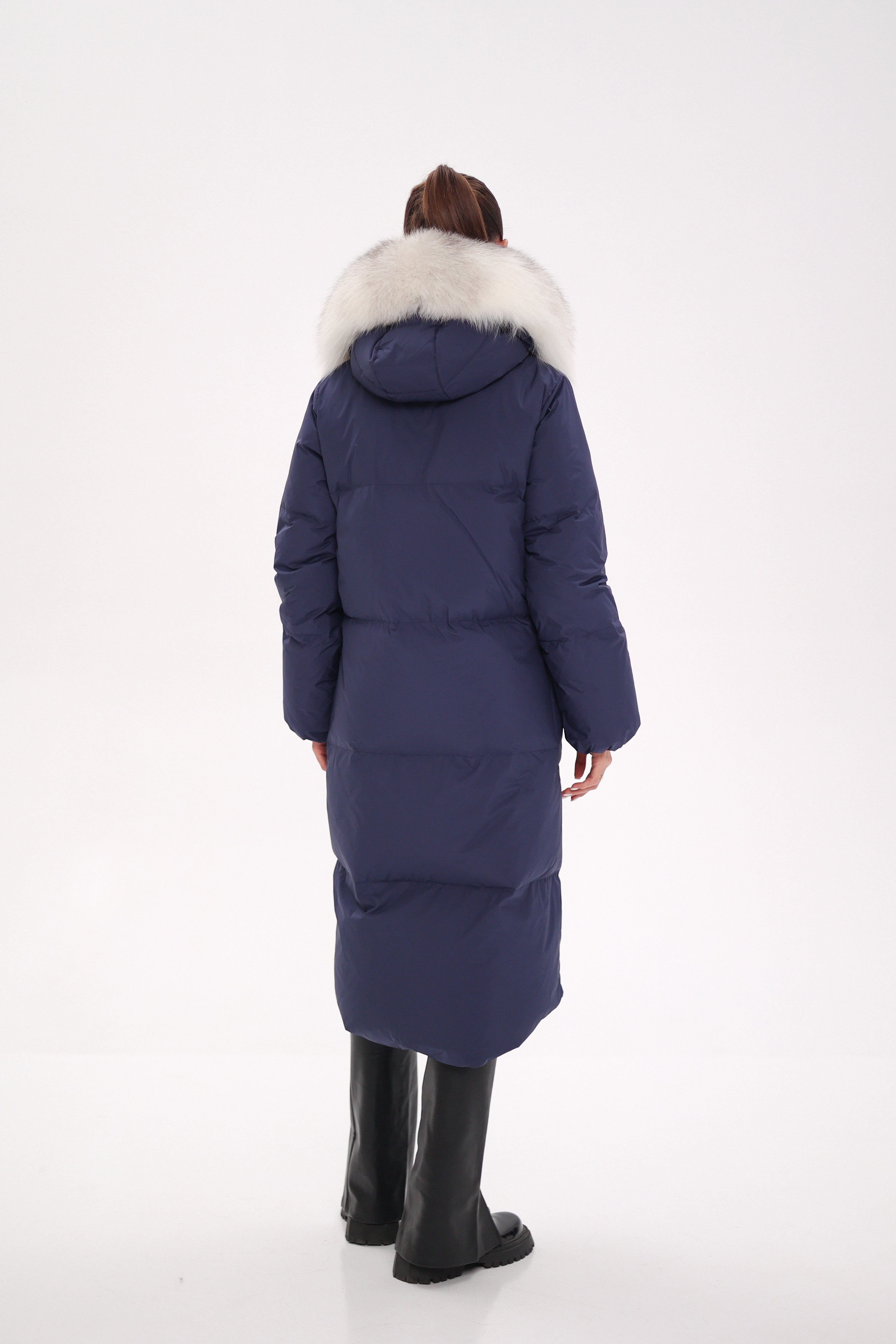 Genuine Silver Fox Down Fill Coat - Energize Trek