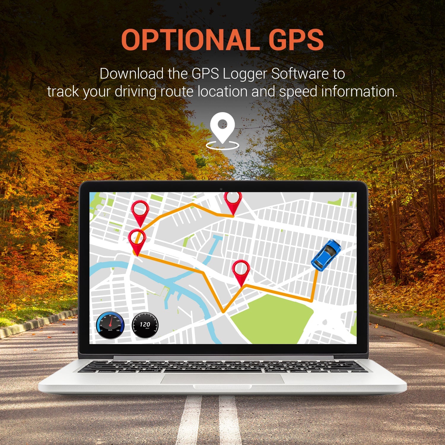 Rexing V1P 4K Dual Channel Dash Cam 4K+1080p with Wi-Fi - Energize Trek