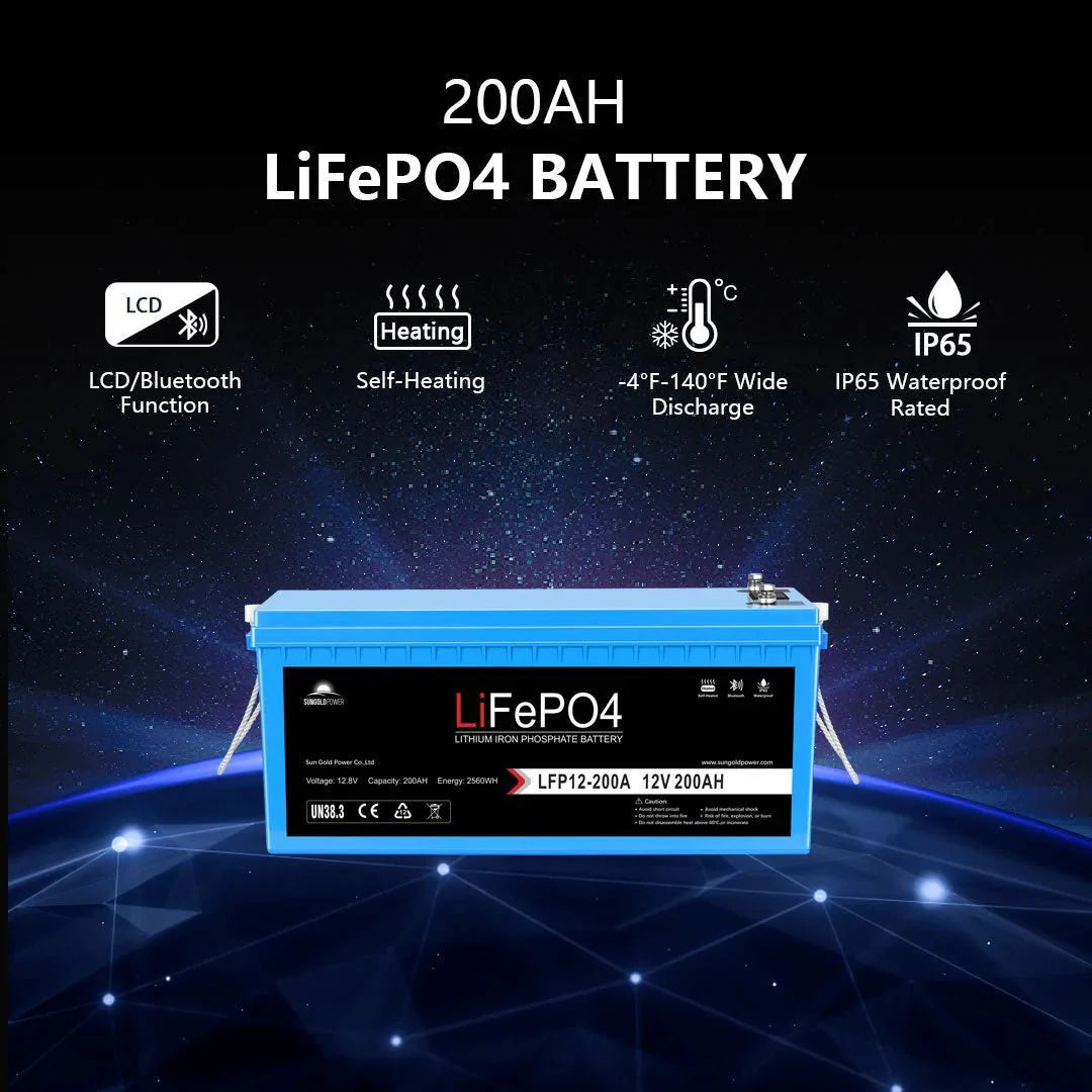 Off Grid Solar Kit 6000W 24/ 48VDC 120V/240V LifePO4 10.24KWH Lithium Battery 6 X 370 Watt Solar Panels SGK-PRO64/ SGK-PRO62 - Energize Trek