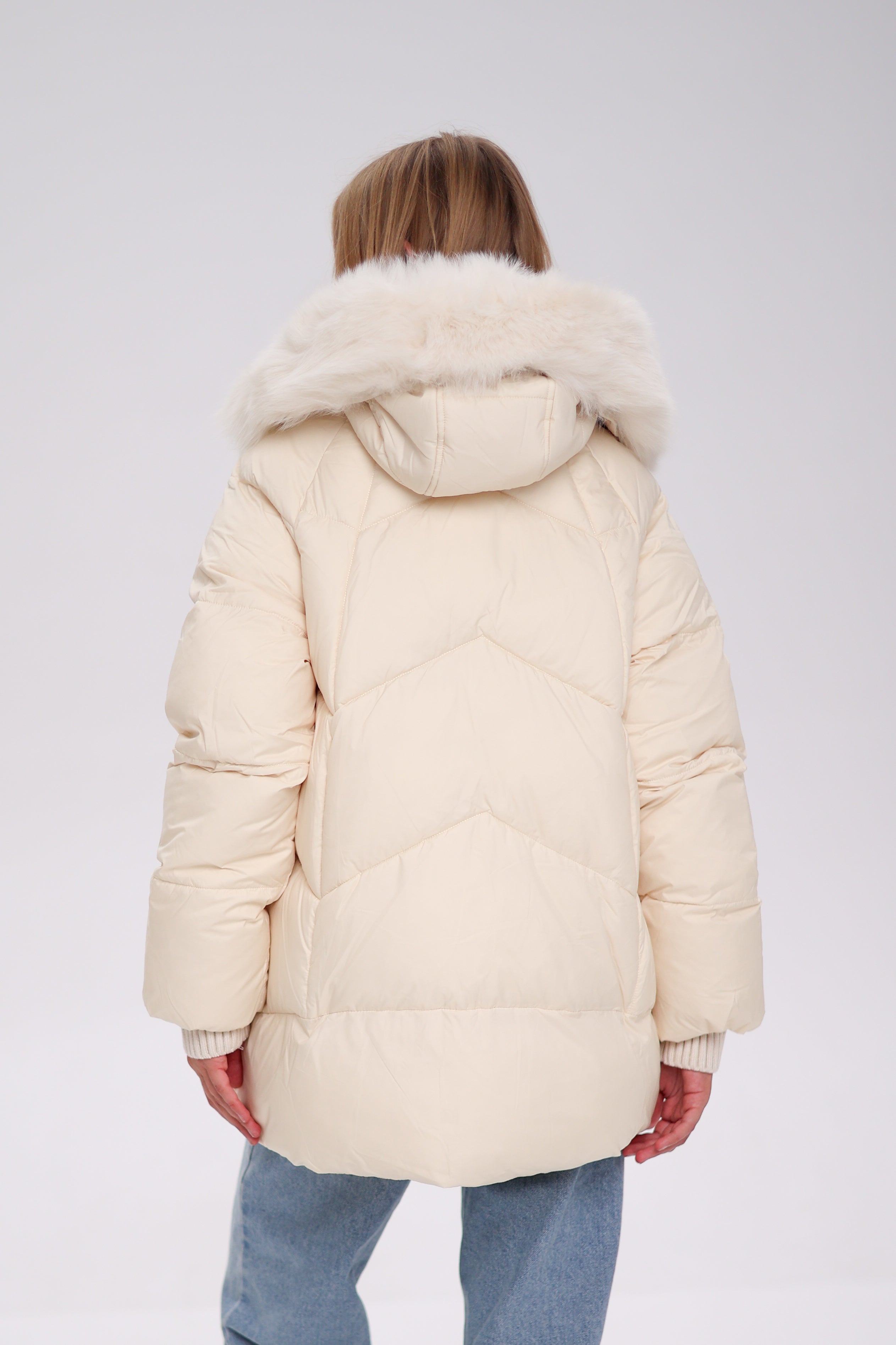 Genuine Polar Fox Thinsulate™ Coat - Energize Trek