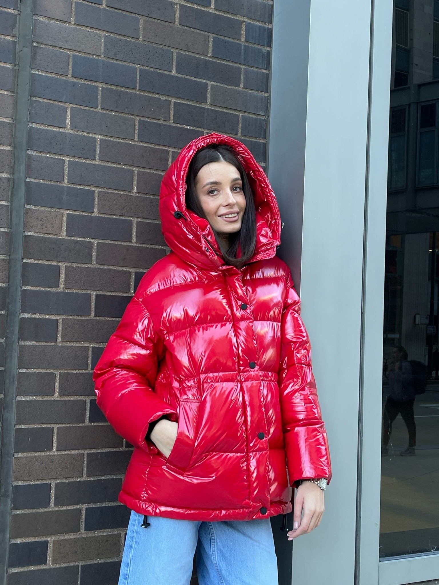 Gia Laqué Premium Down Hooded Jacket - Energize Trek