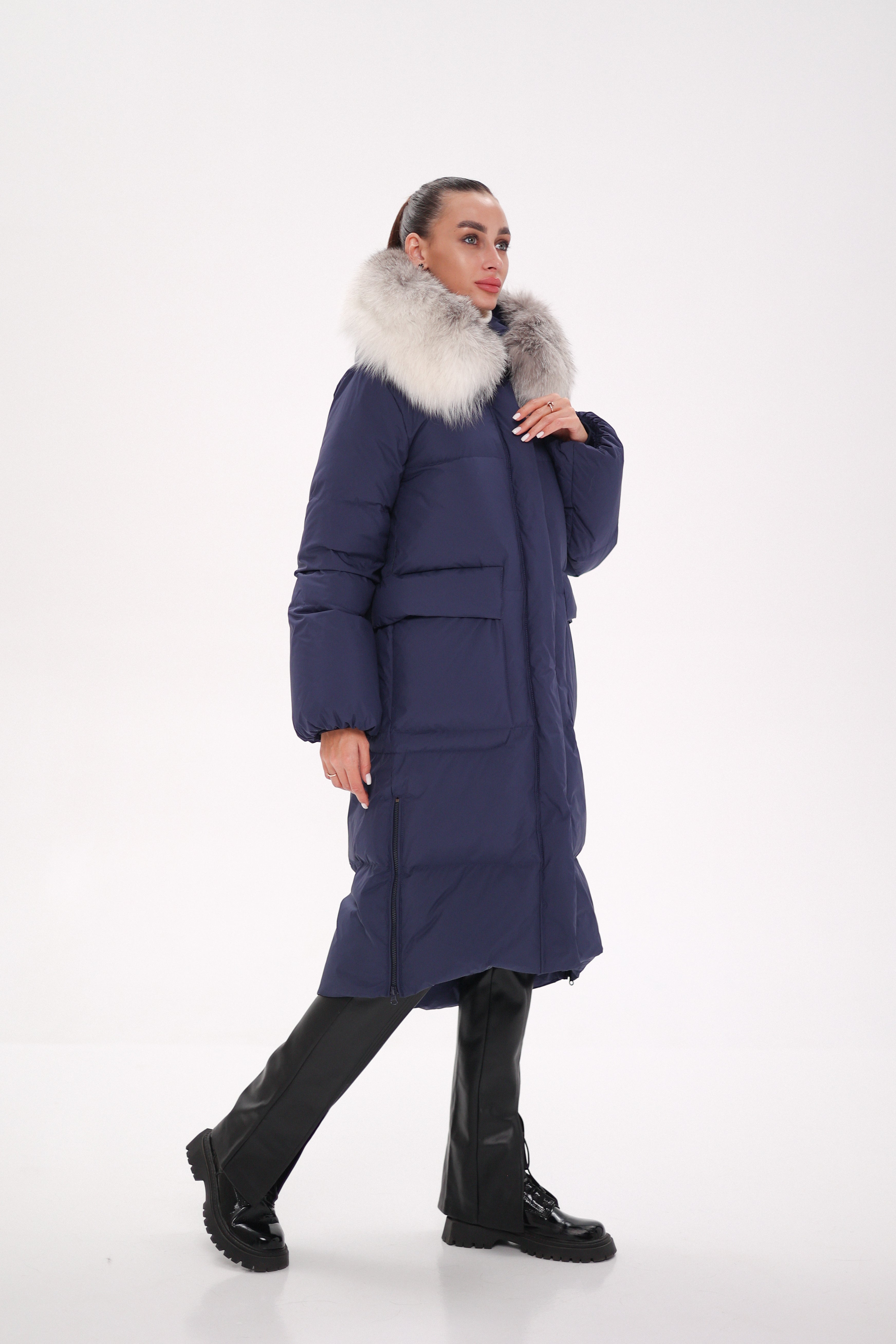 Genuine Silver Fox Down Fill Coat - Energize Trek