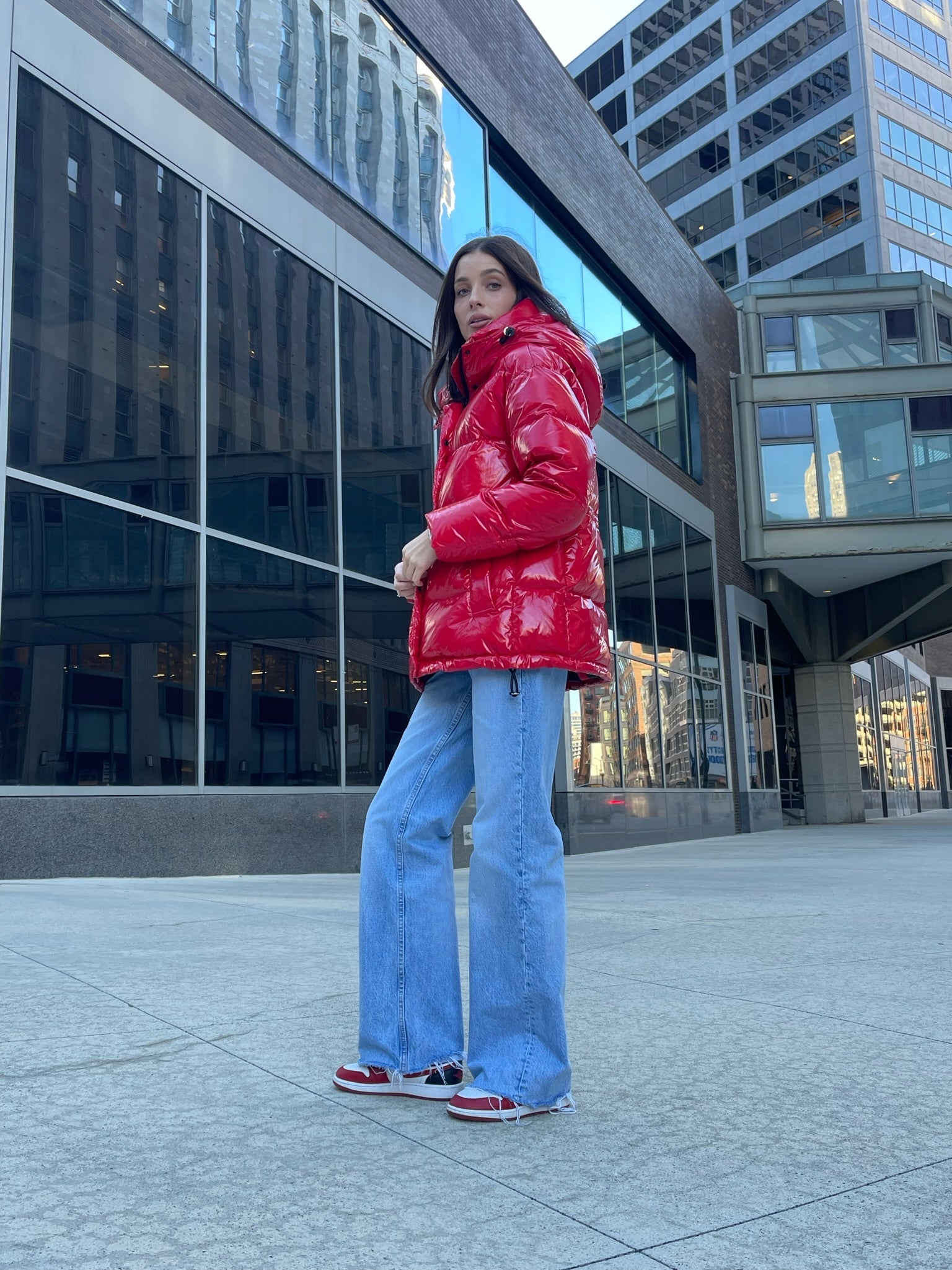 Gia Laqué Premium Down Hooded Jacket - Energize Trek