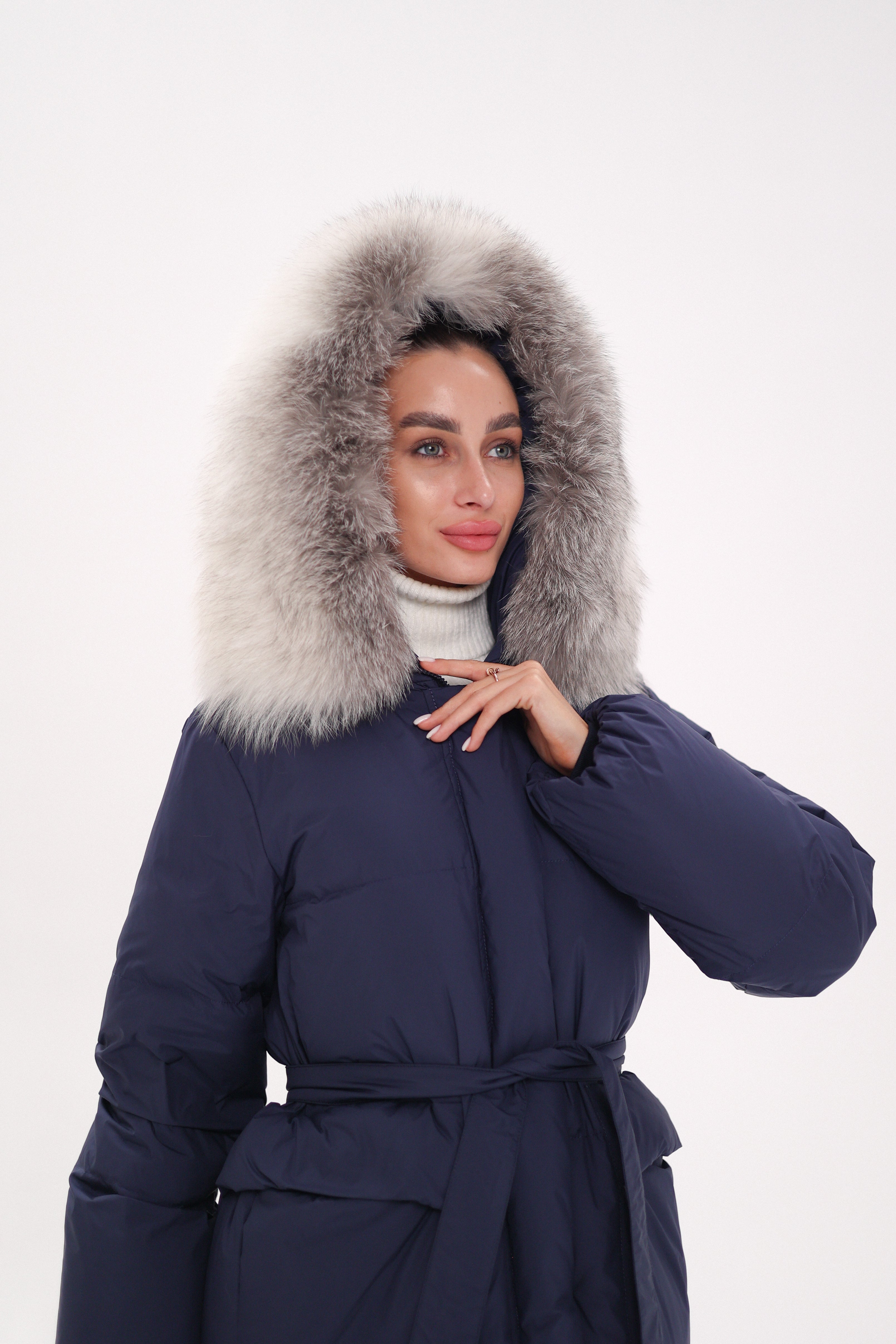 Genuine Silver Fox Down Fill Coat - Energize Trek