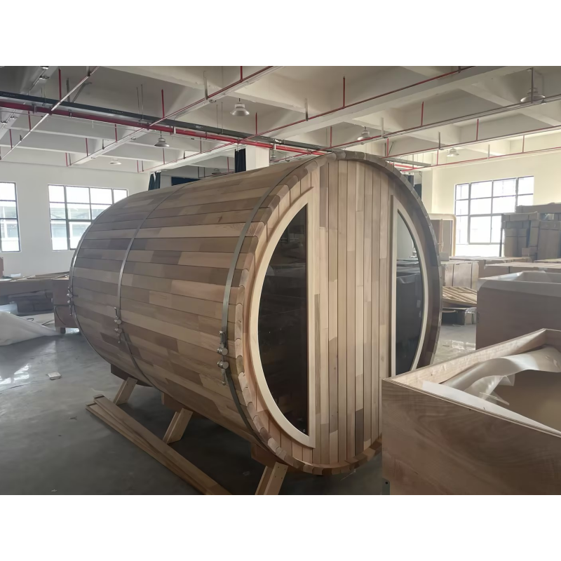 SAUNA EVOLUTION® Barrel Sauna Serenity Nature Air 9 - Energize Trek
